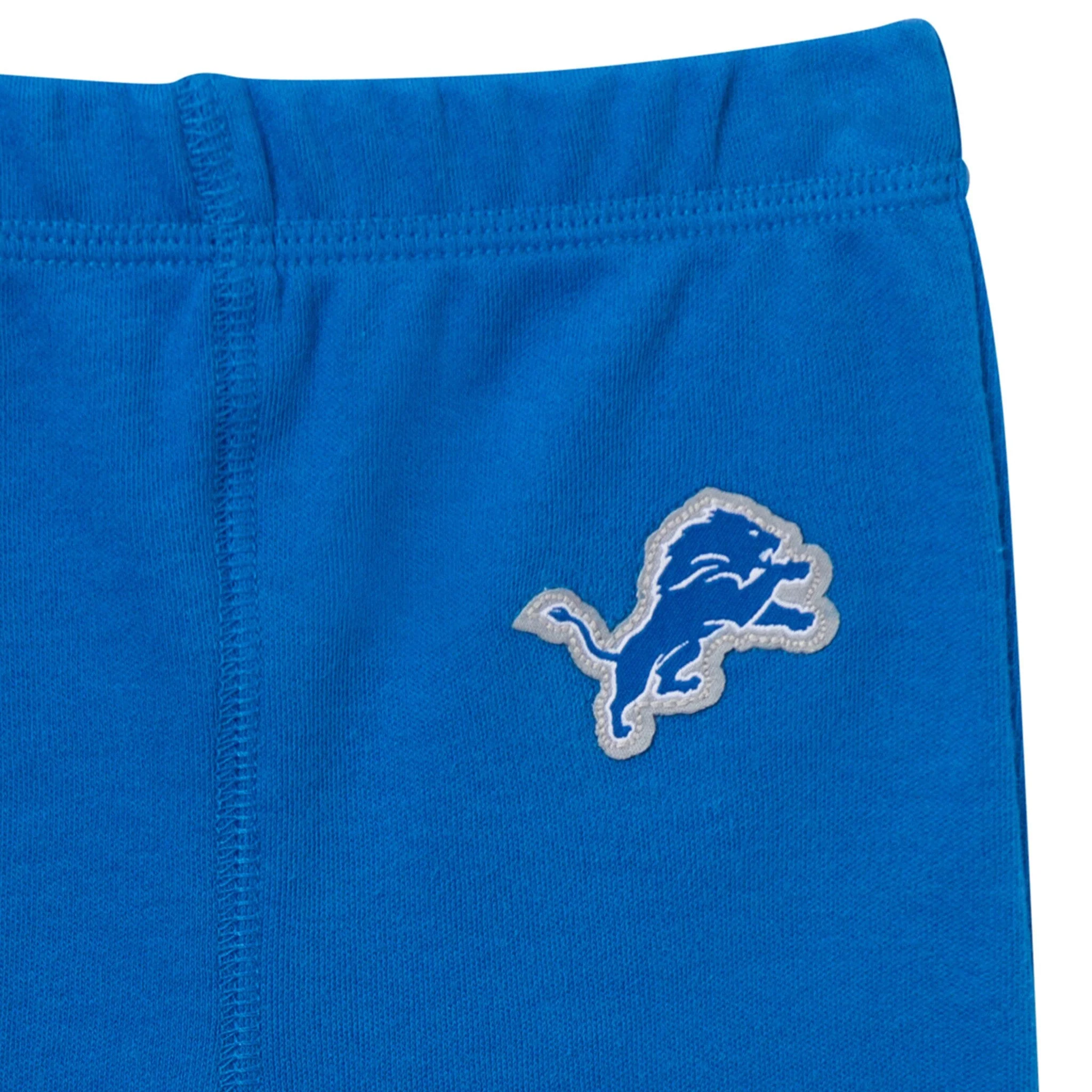3-Piece Baby Boys Detroit Lions Bodysuit, Active Pant and Cap Set - Image 5