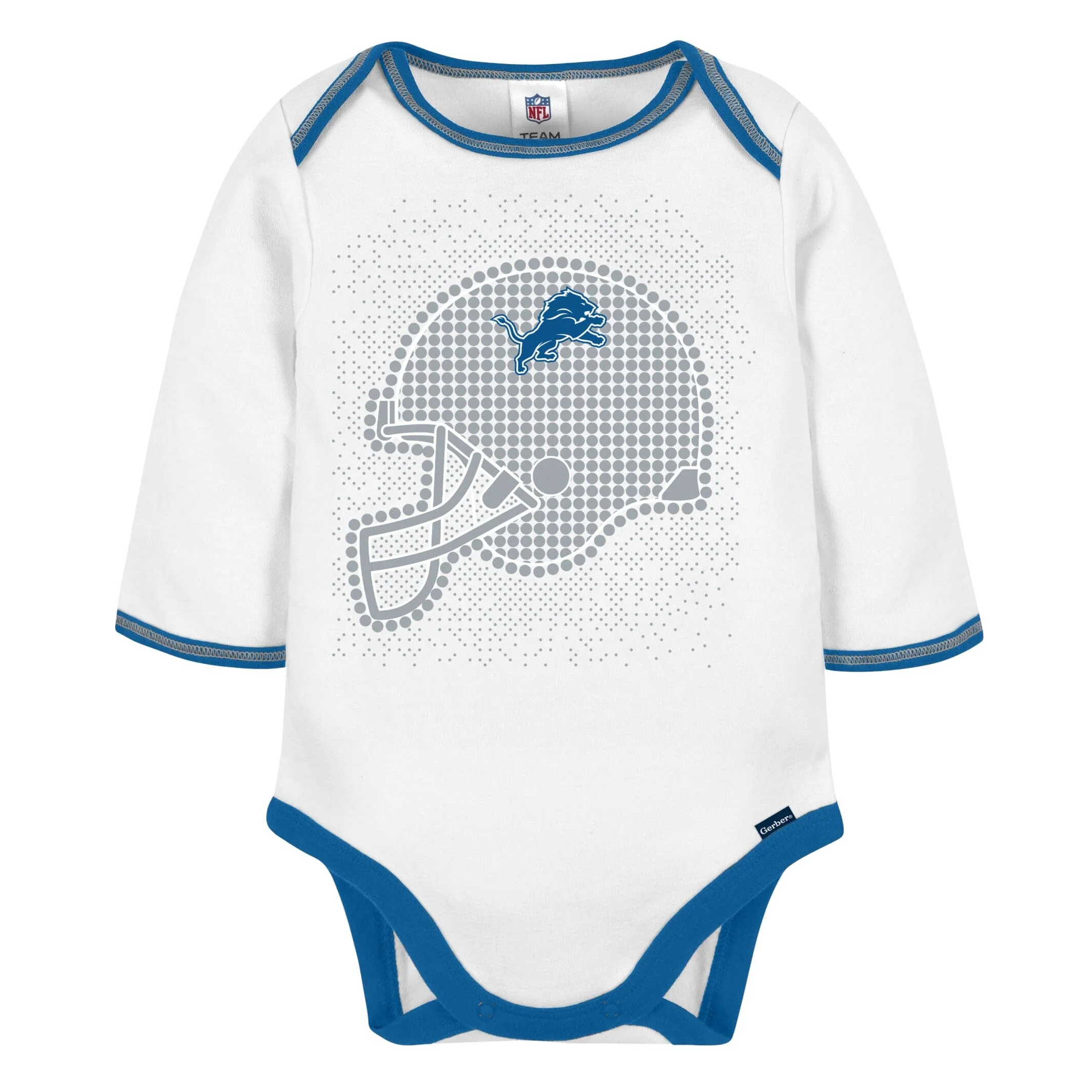 3-Piece Baby Boys Lions Bodysuit, Footed Pant, & Cap Set - Image 3