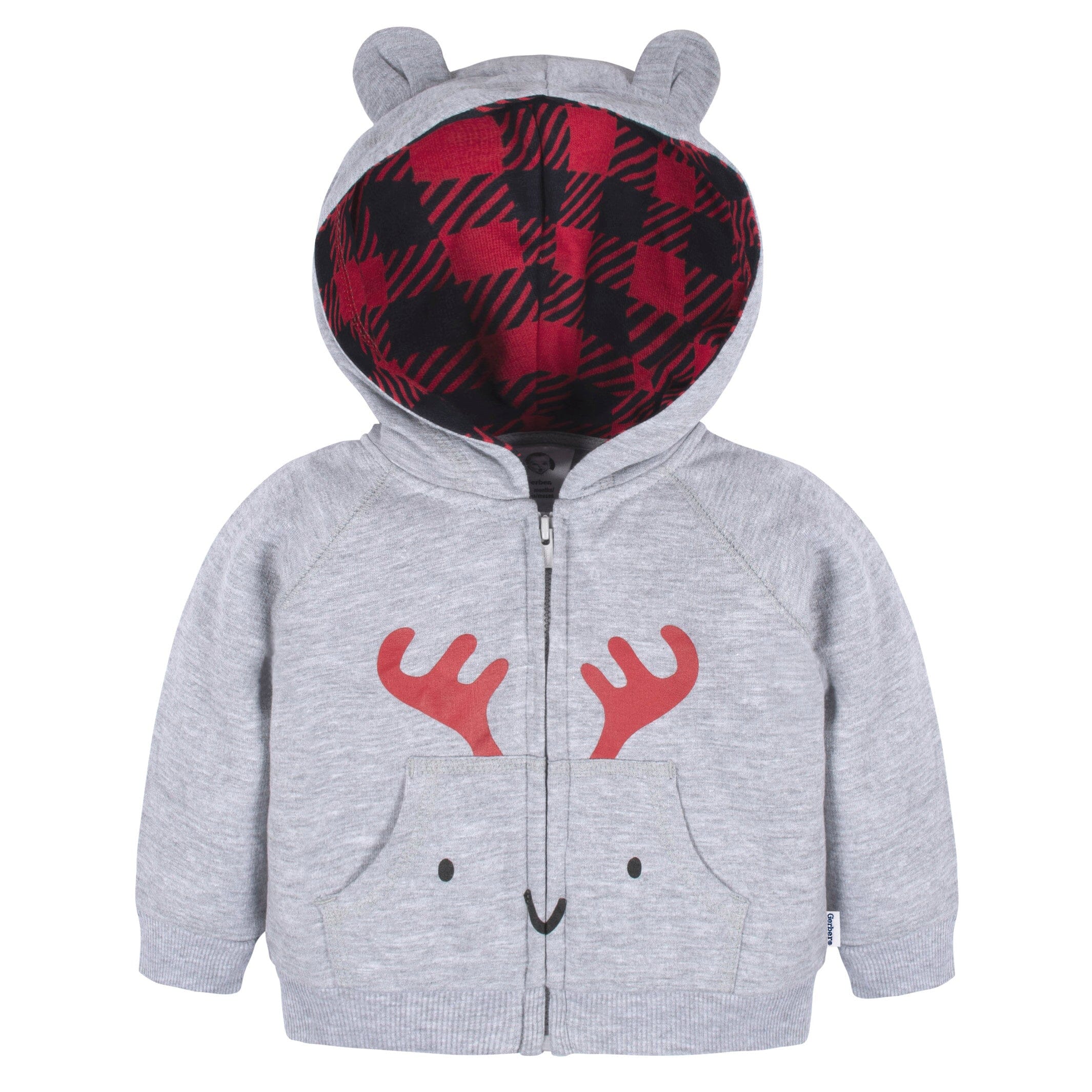 3-Piece Baby Boys Moose Hoodie, T-Shirt & Active Pant Set - Image 2