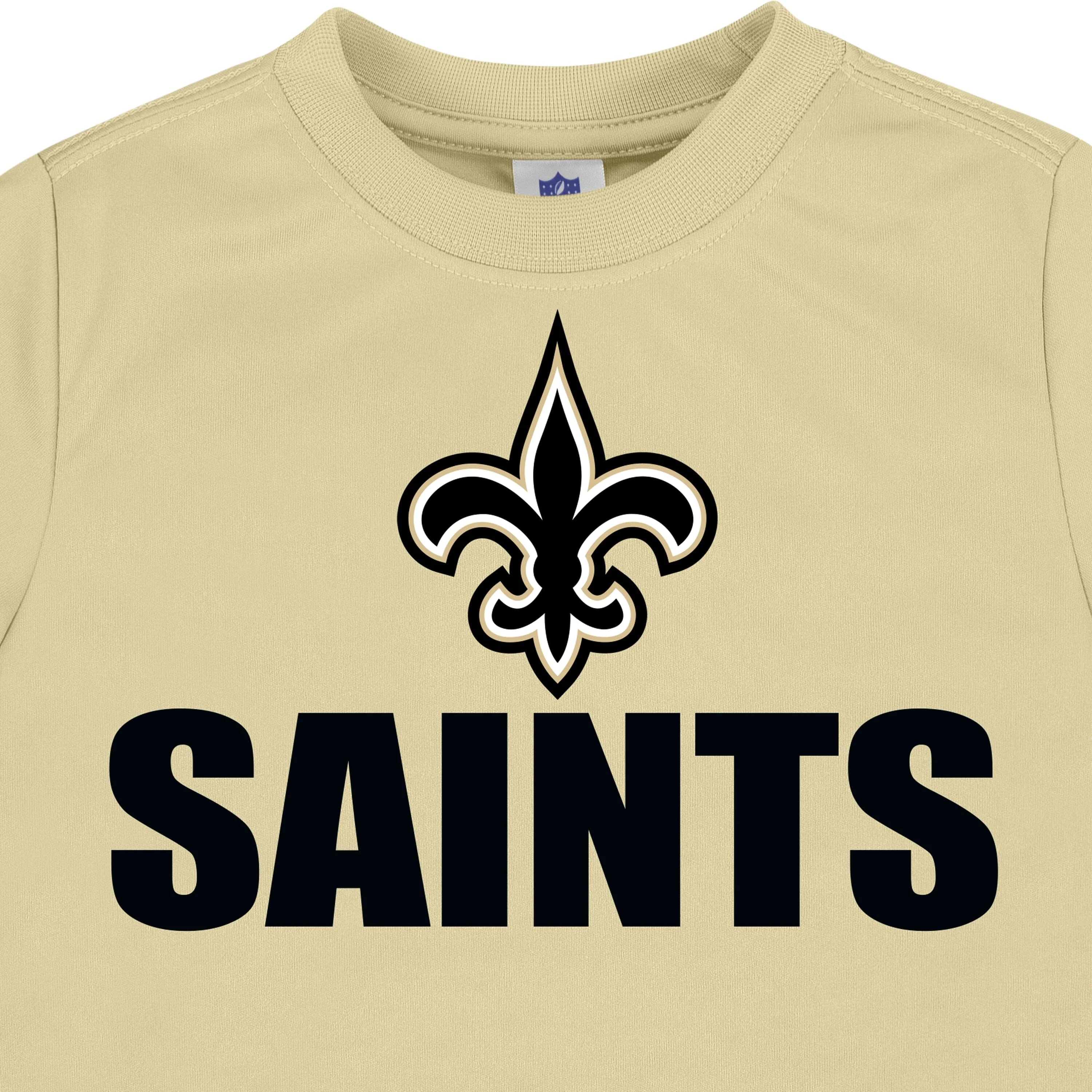 3-Pack Baby & Toddler Boys Saints Short Sleeve Shirts - Image 3