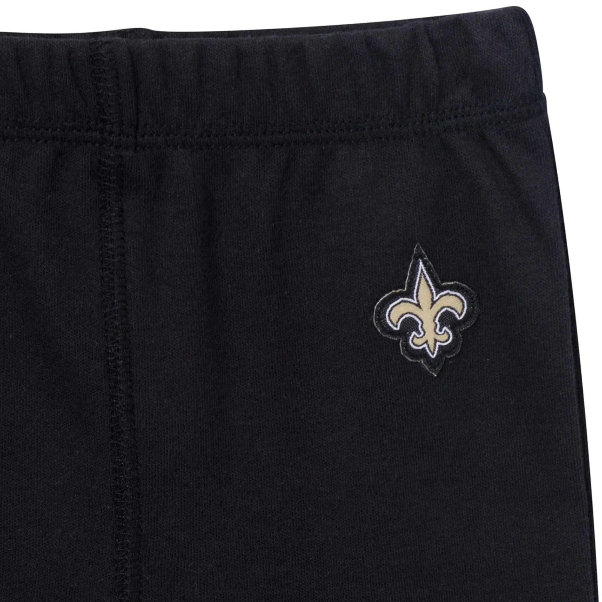 3-Piece Baby Boys New Orleans Saints Bodysuit, Active Pant and Cap Set - Image 5