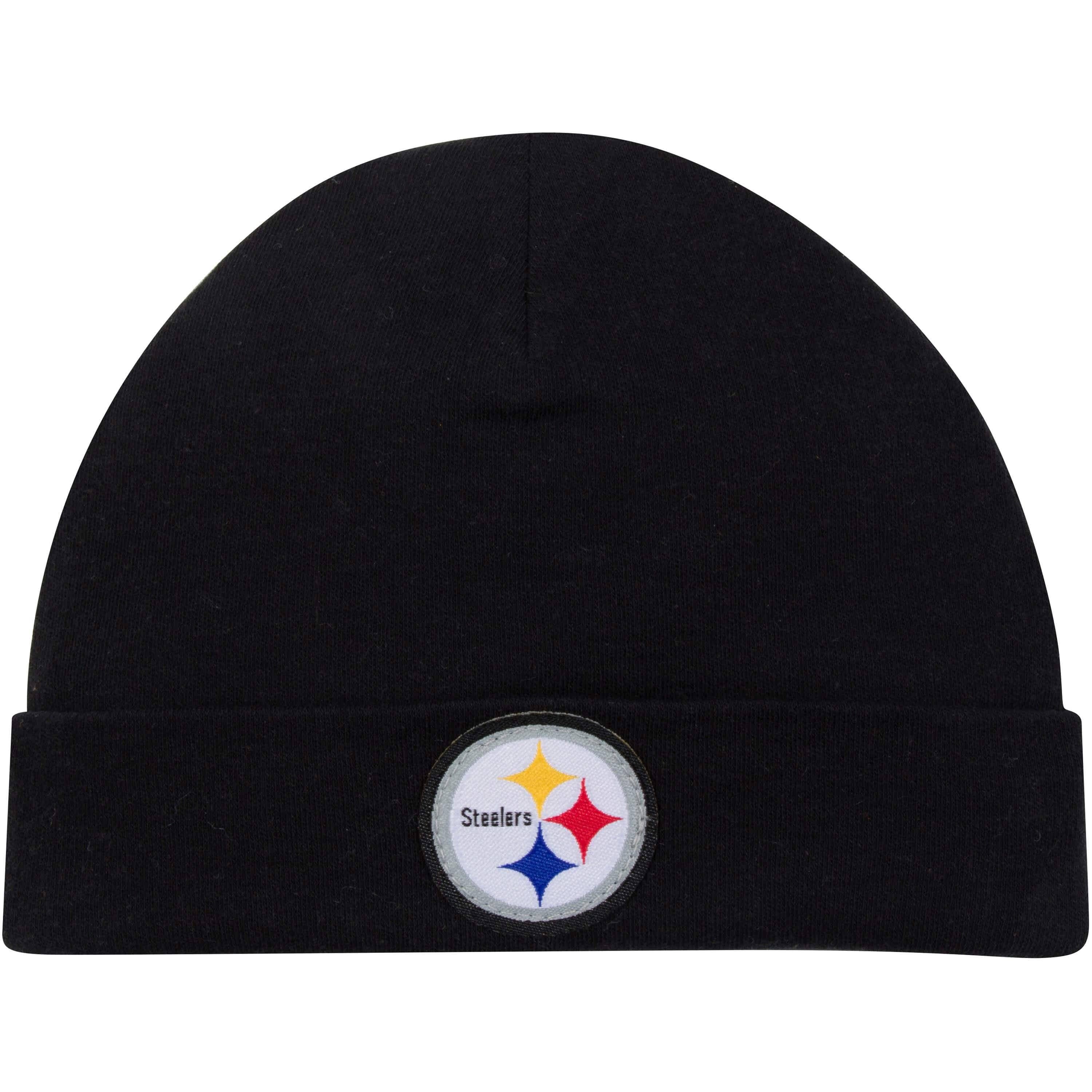 3-Piece Baby Boys Steelers Bodysuit, Footed Pant, & Cap Set - Image 3
