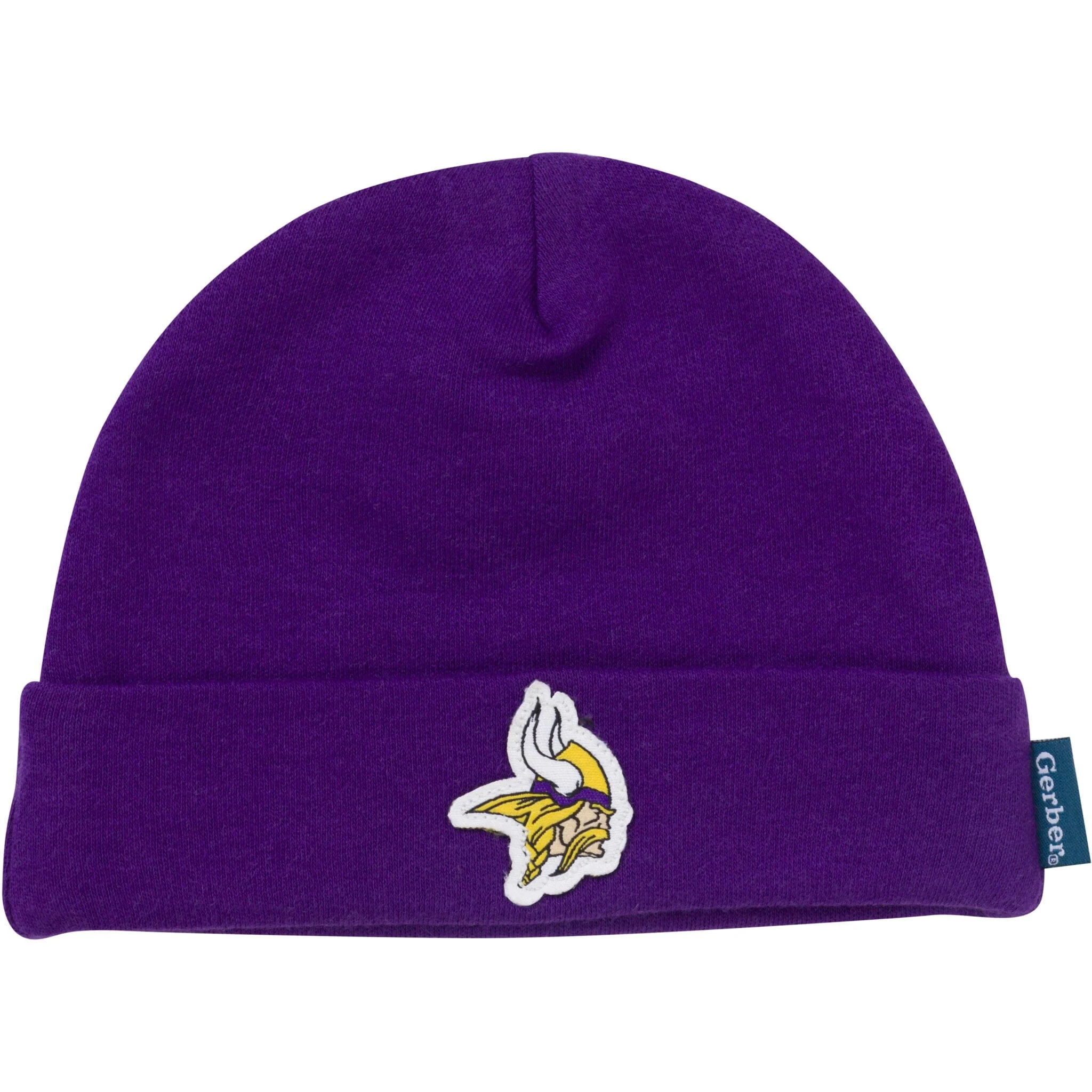 3-Piece Baby Boys Minnesota Vikings Bodysuit, Active Pant and Cap Set - Image 3