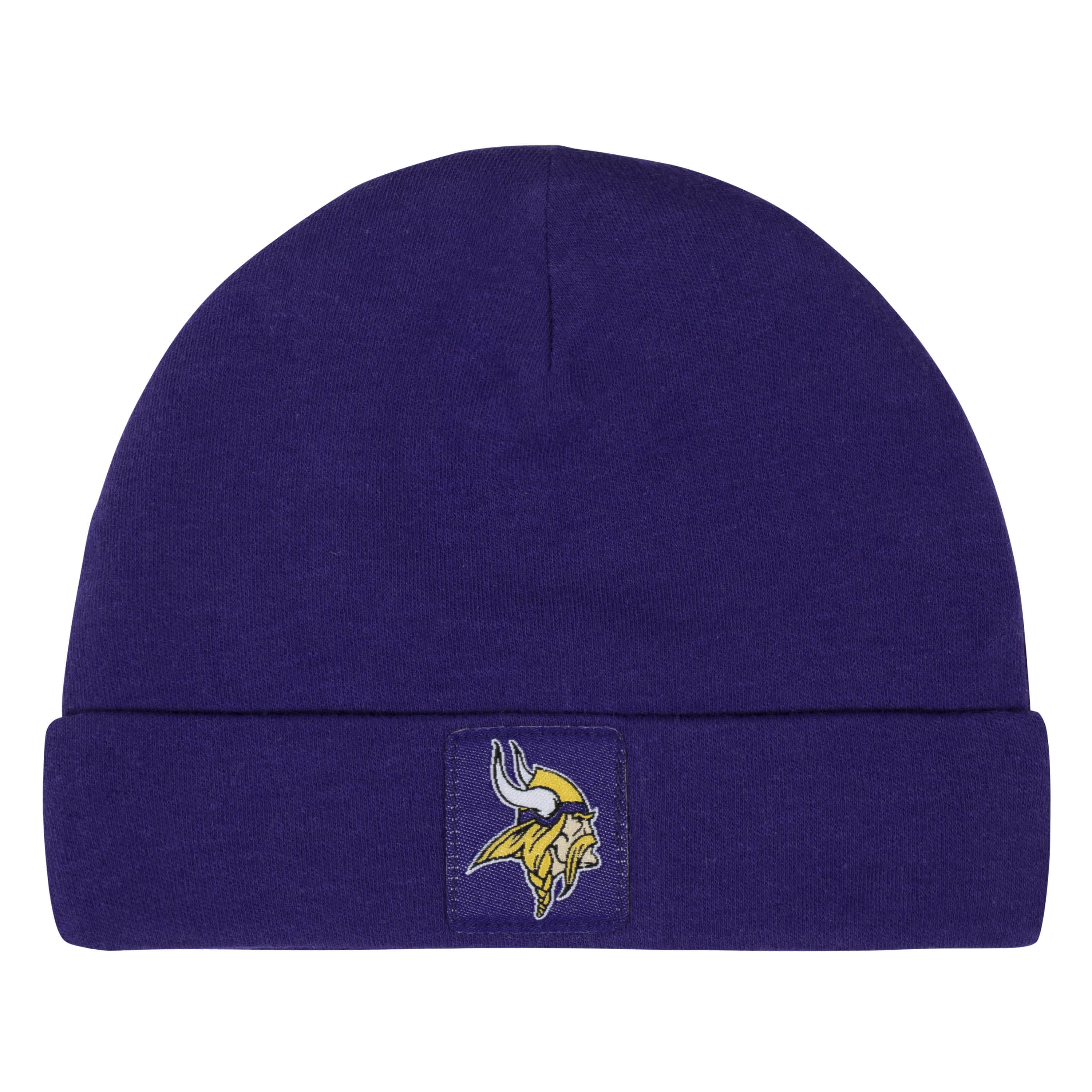 3-Piece Baby Boys Minnesota Vikings Bodysuit, Footed Pant, and Cap Set - Image 4