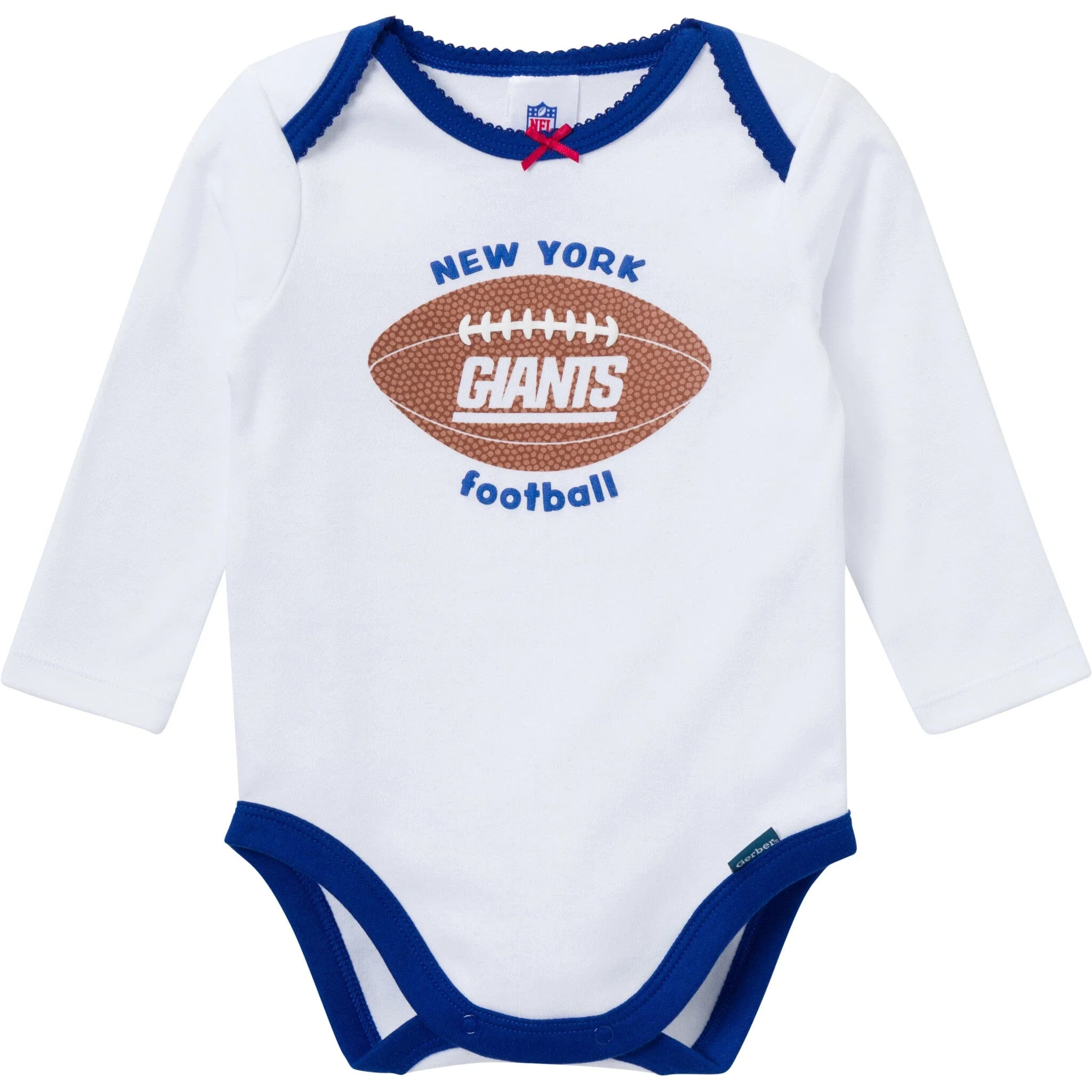 3-Piece Baby Girls New York Giants Bodysuit, Pants & Headband Set - Image 2