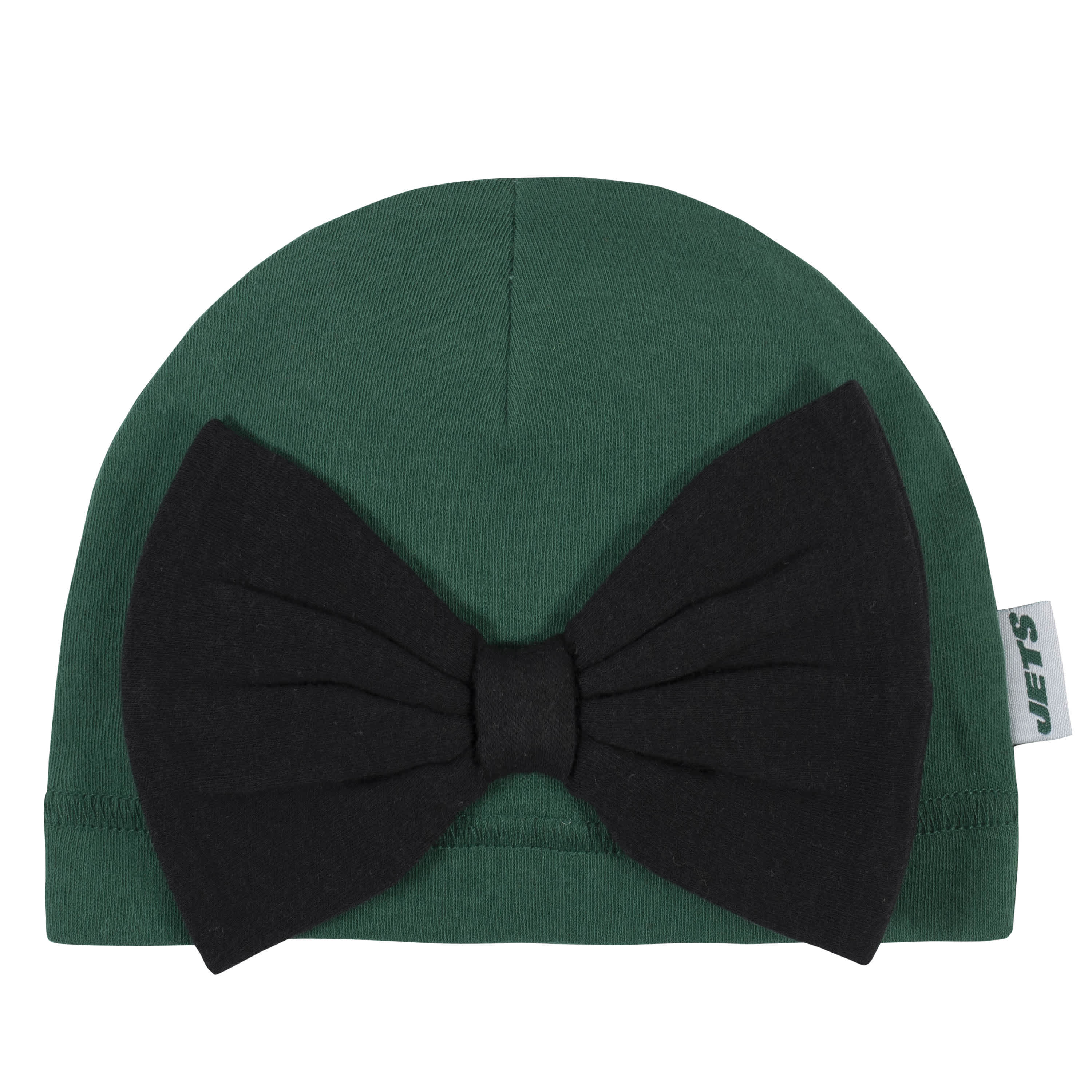3-Piece Baby Girls New York Jets Bodysuit, Footed Pant, and Cap Set - Image 4