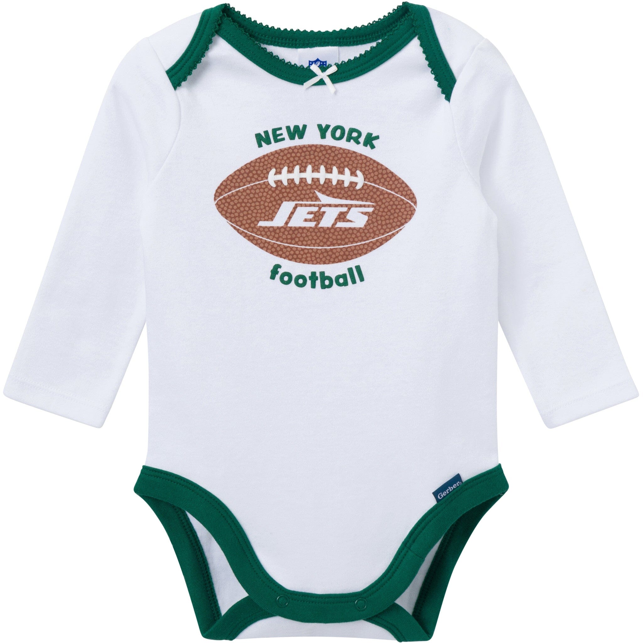 3-Piece Baby Girls New York Jets Bodysuit, Pants & Headband Set - Image 3