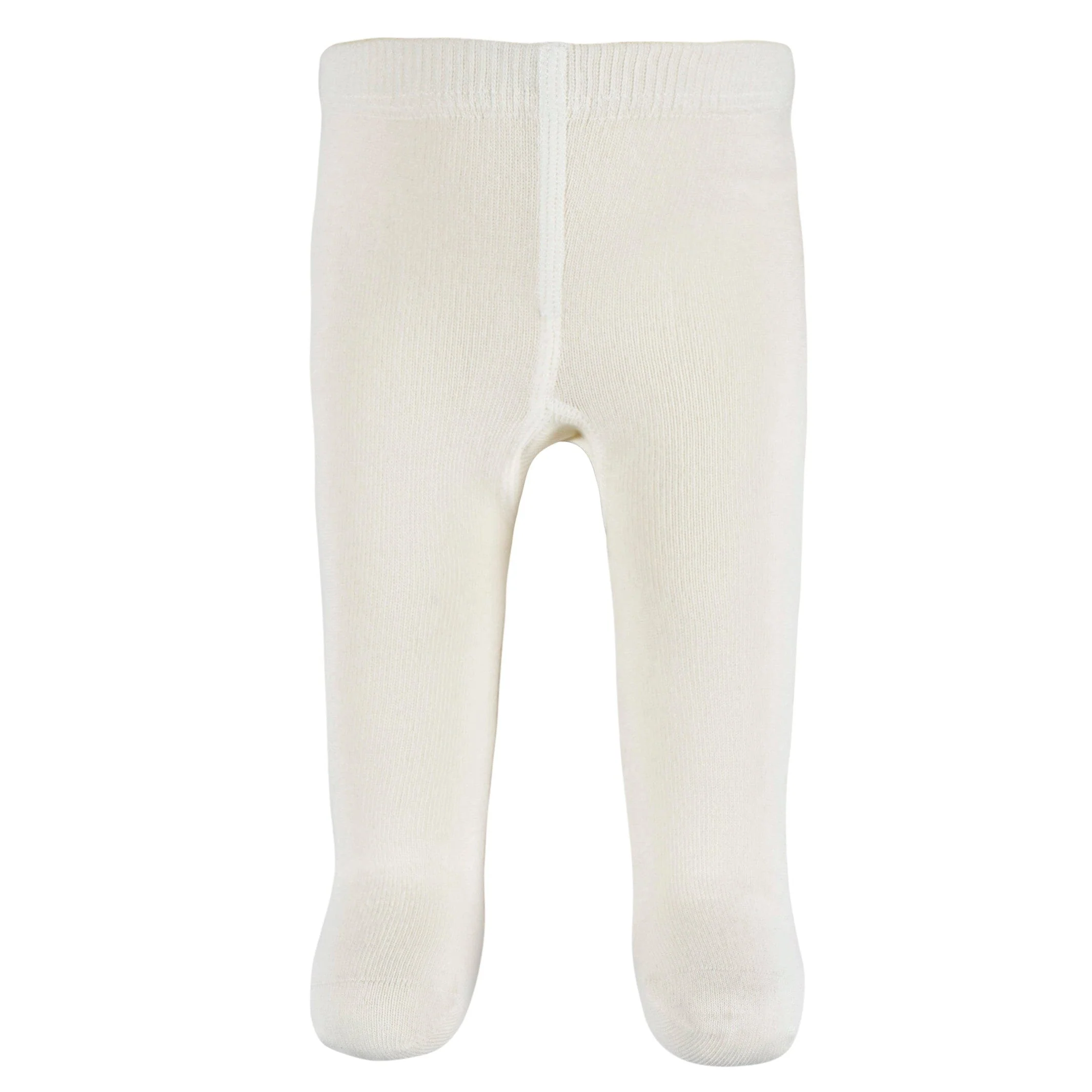 3-Pack Baby and Toddler Girls Oatmeal Heather, Ivory, and Pink Tights - Image 5