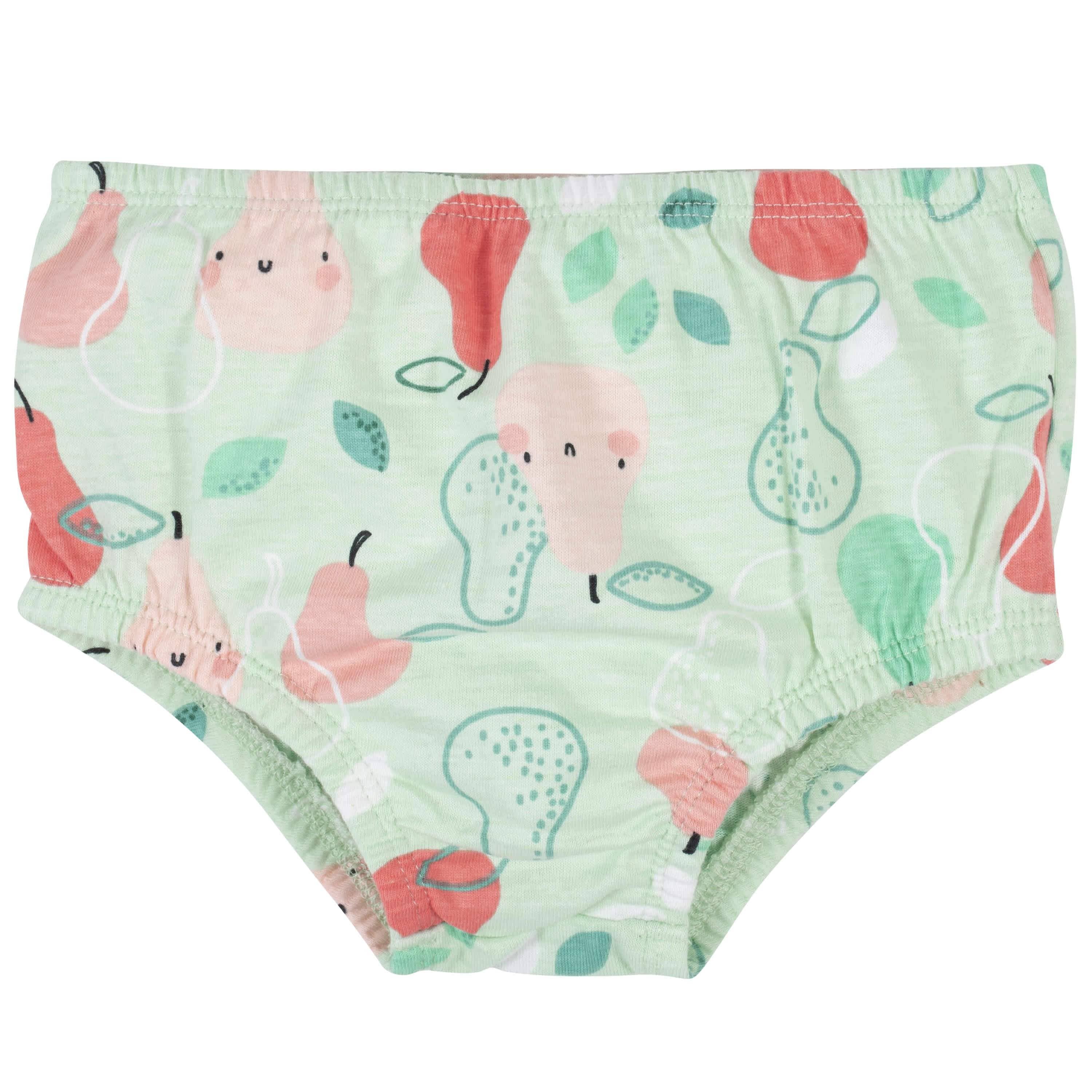 3-Piece Toddler Girls Pear Dress, Diaper Cover & Sun Hat Set, 5T - Image 4