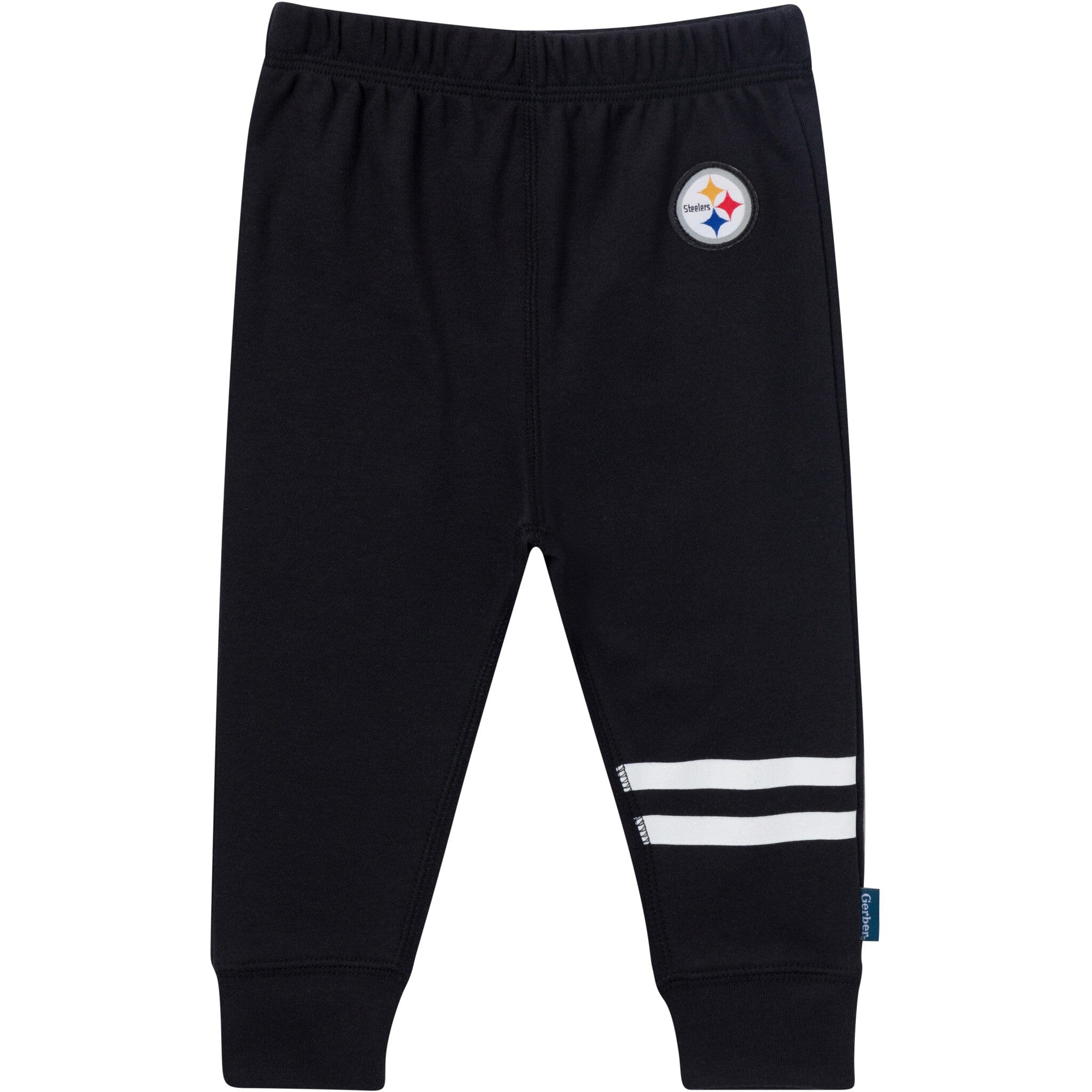 3-Piece Baby Girls Pittsburgh Steelers Bodysuit, Pants & Headband Set - Image 4