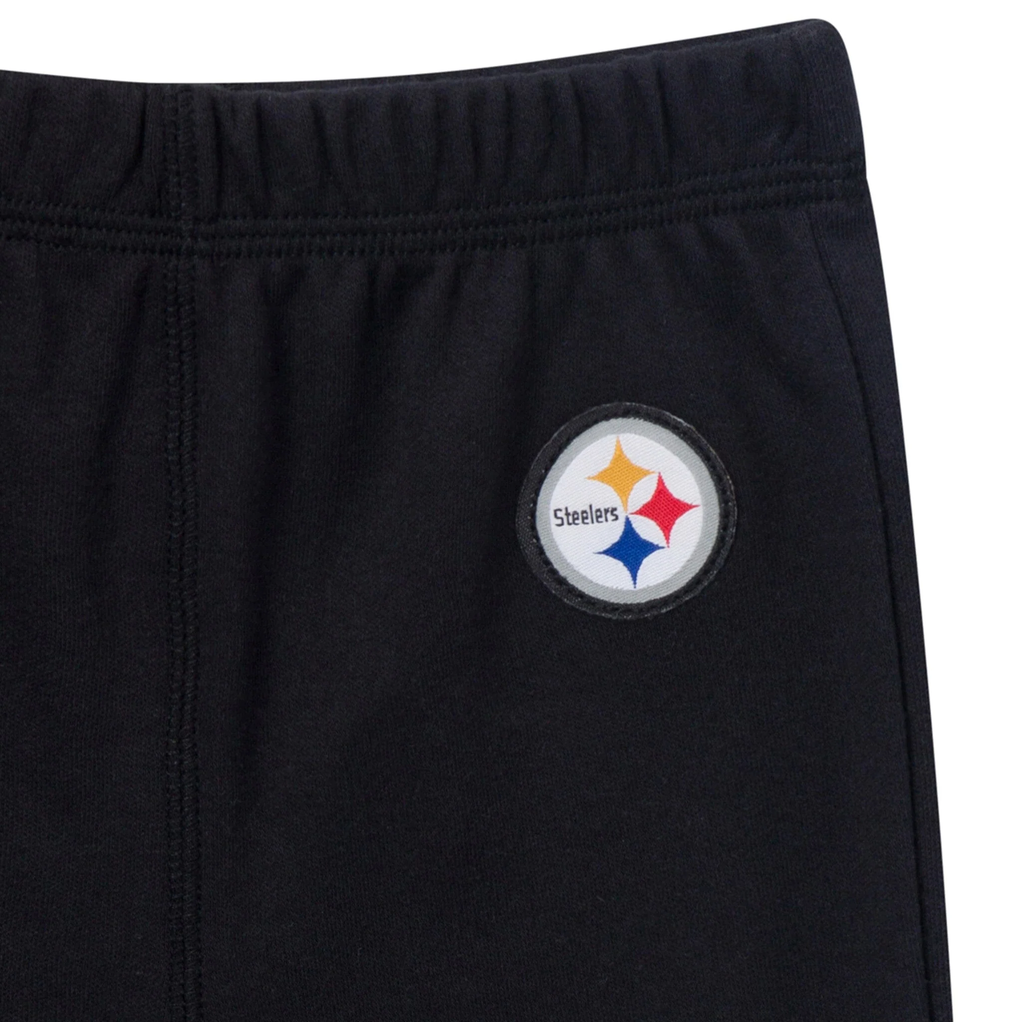3-Piece Baby Girls Pittsburgh Steelers Bodysuit, Pants & Headband Set - Image 5