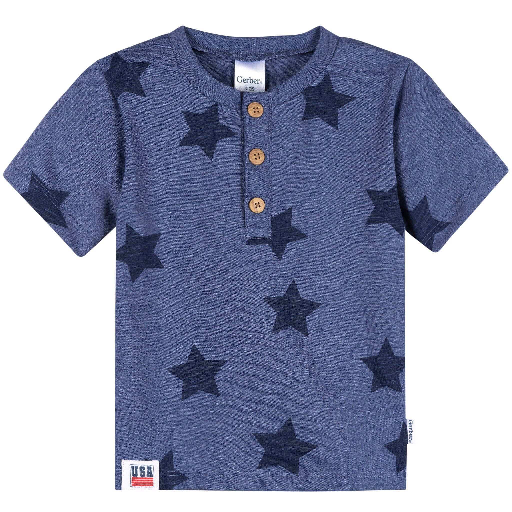 3-Piece Infant & Toddler Boys Stars & Stripes T-Shirts & Shorts - Image 2
