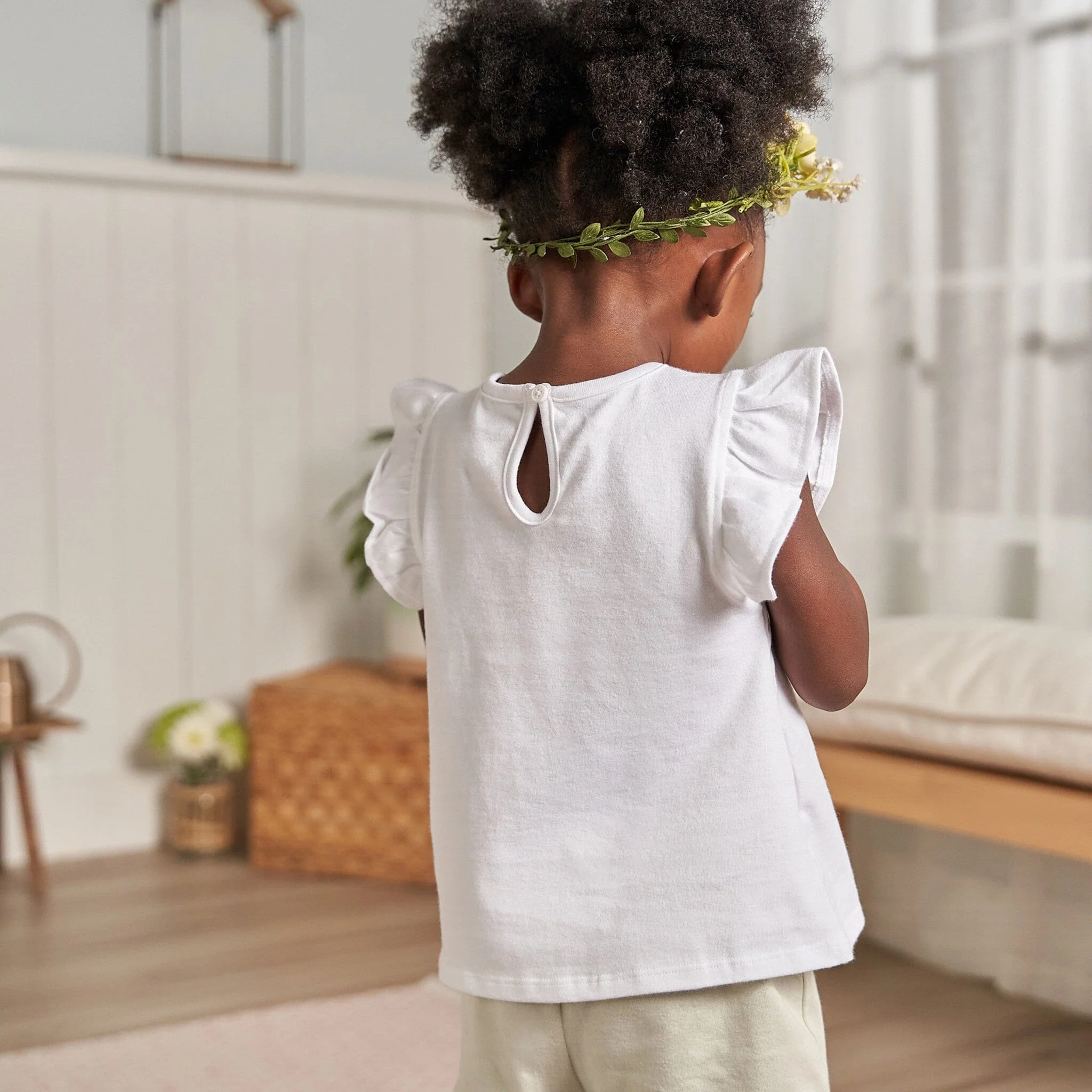 3-Piece Infant & Toddler Girls Lemons Shirts and Shorts Set - Image 4