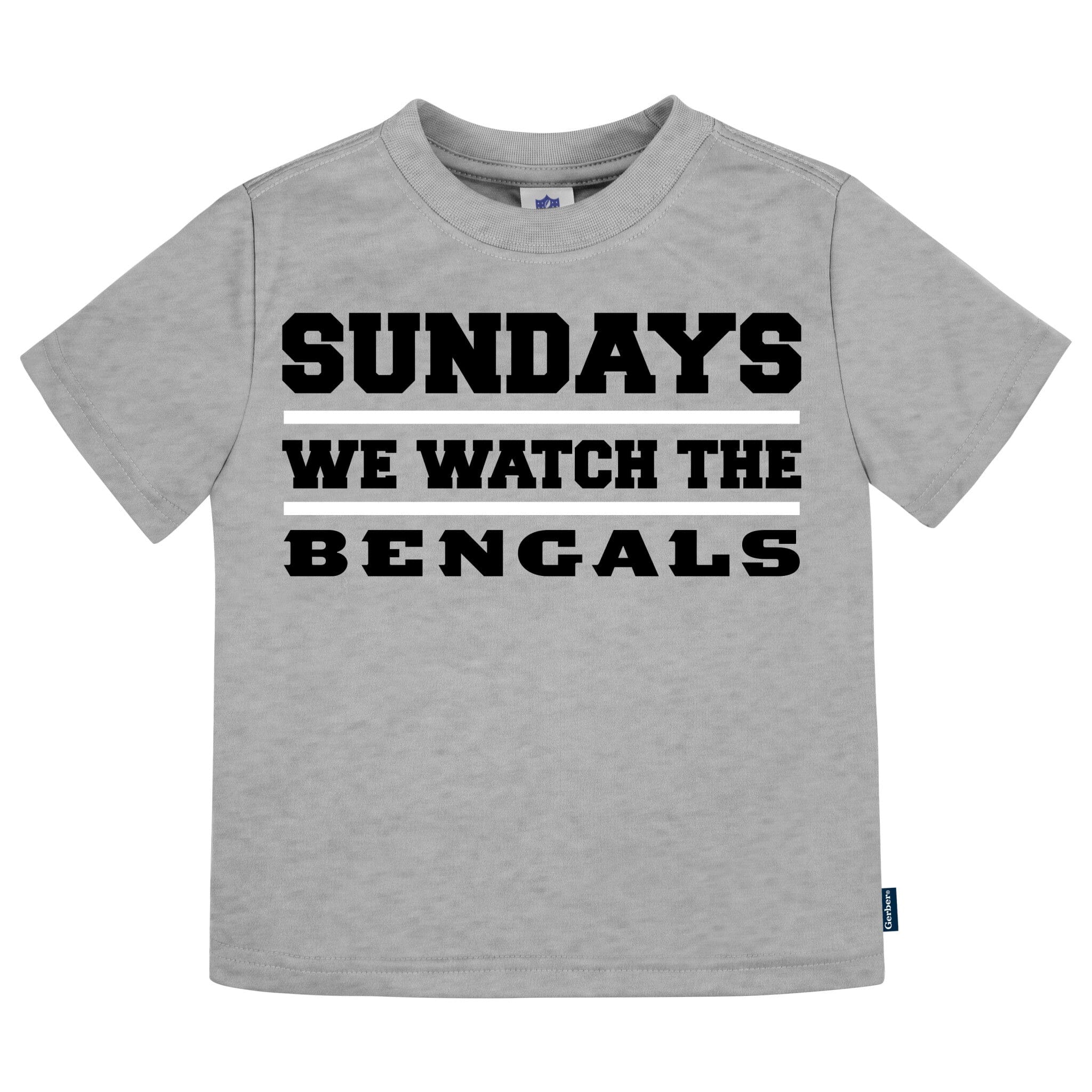 3-Piece Infant & Toddler Cincinnati Bengals T-Shirts - Image 3