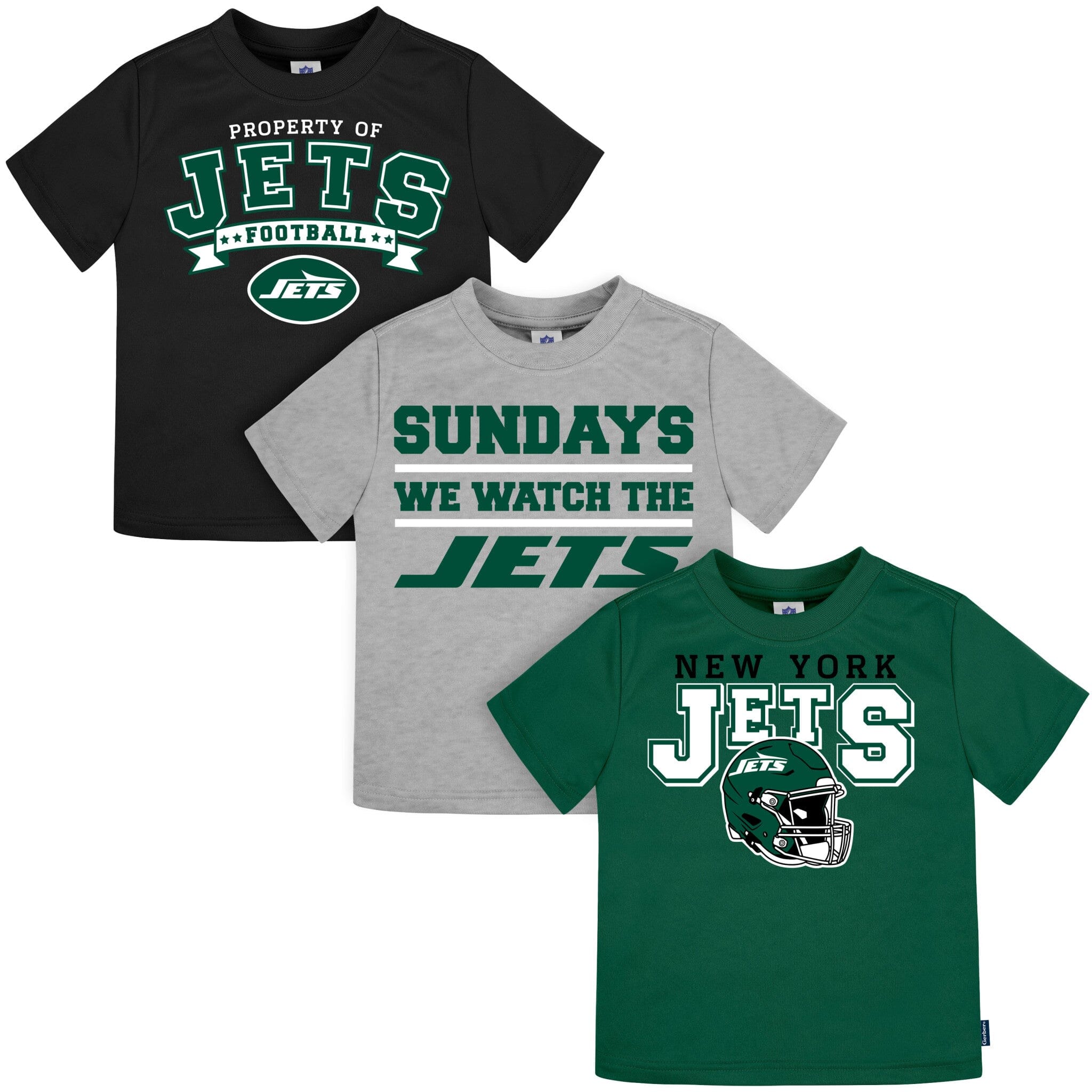 3-Piece Infant & Toddler New York Jets T-Shirts