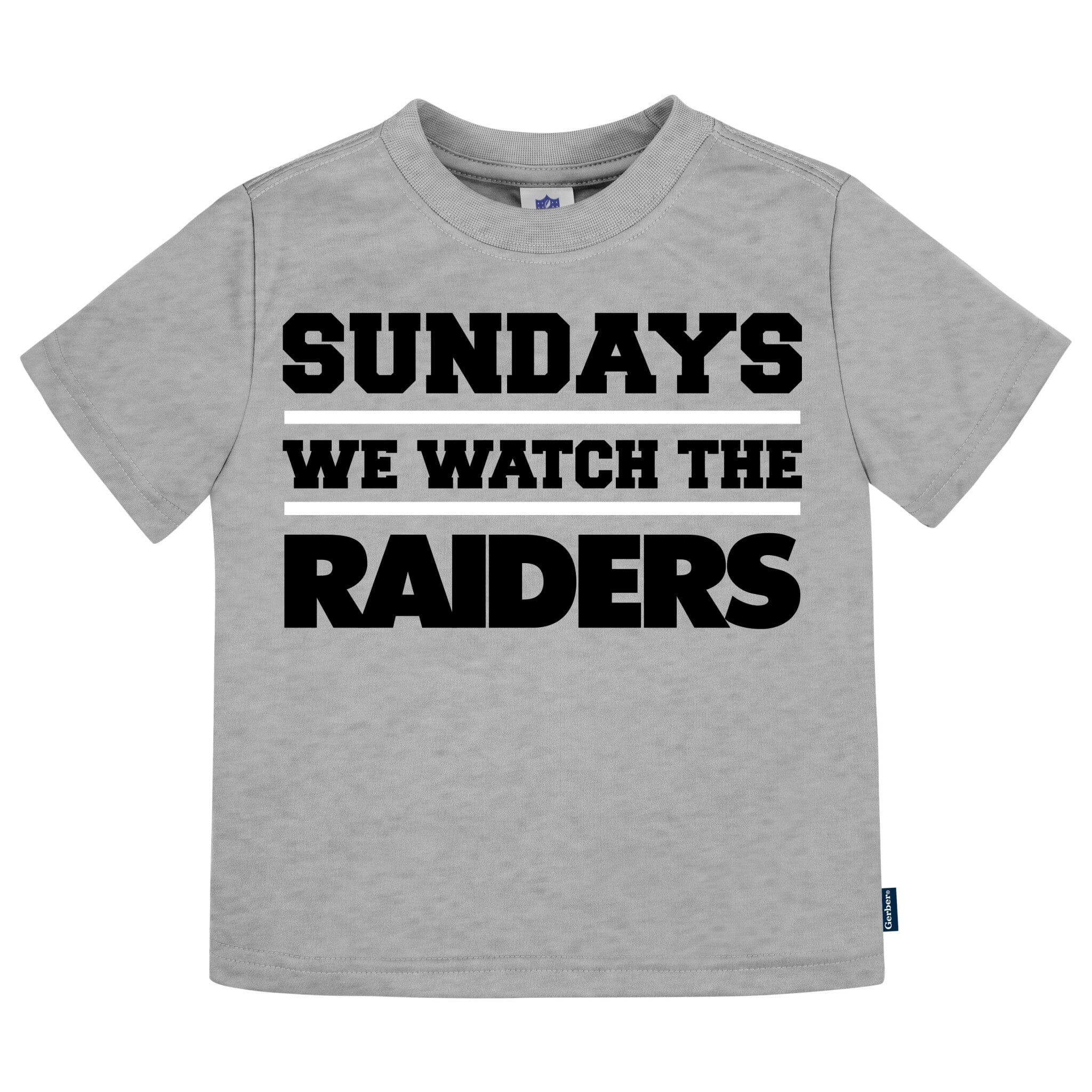 3-Piece Infant & Toddler Las Vegas Raiders T-Shirts - Image 3