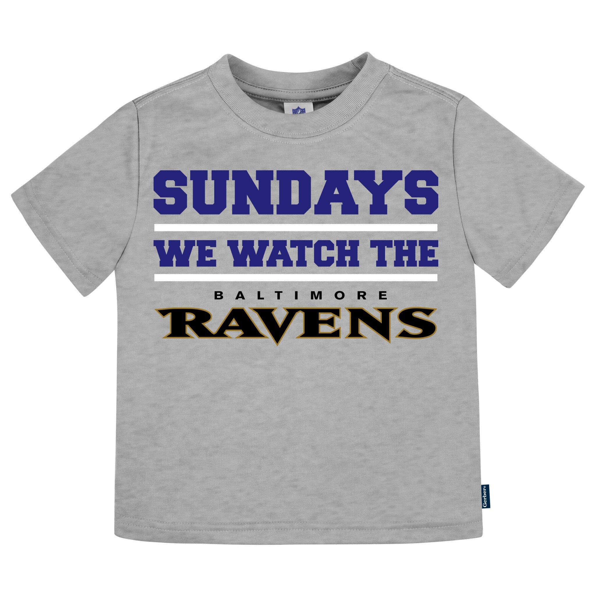 3-Piece Infant & Toddler Baltimore Ravens T-Shirts - Image 3