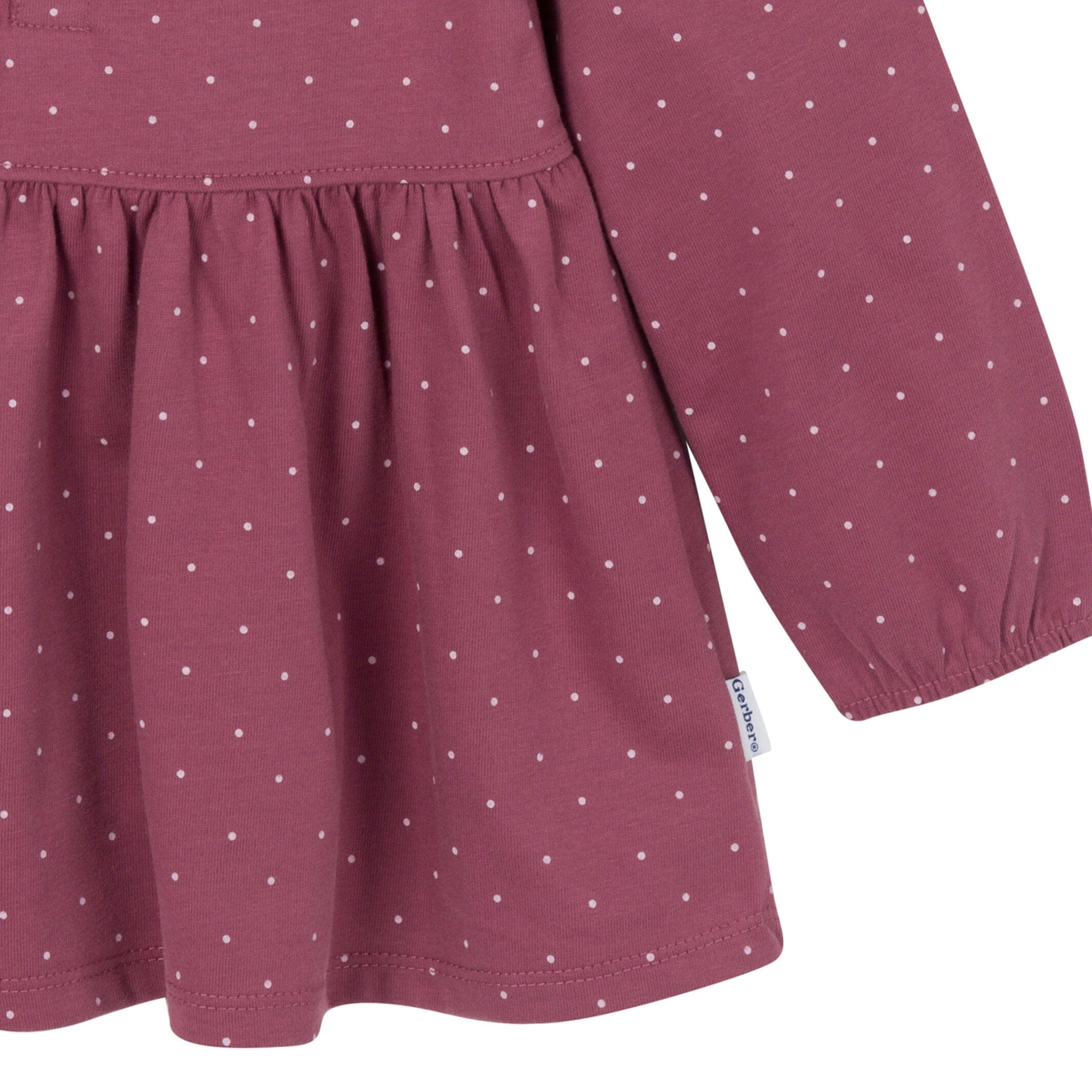 3-Piece Toddler Girls Brown/Violet Tunics and Leggings - Image 4