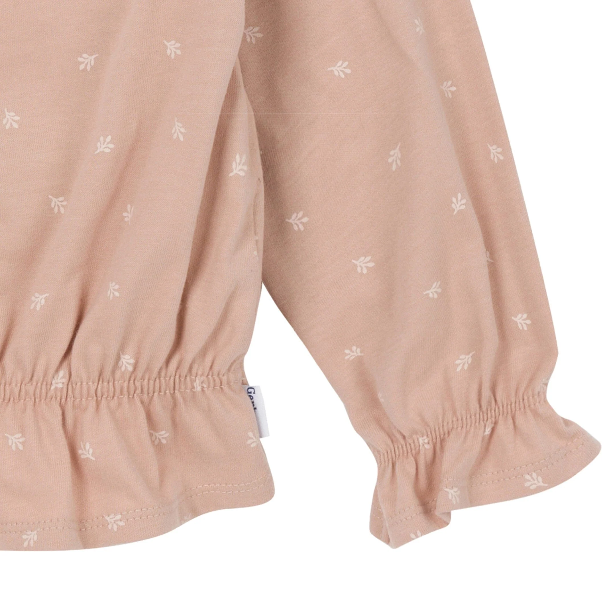 3-Piece Toddler Girls Tan Dress, Top and Legging - Image 4