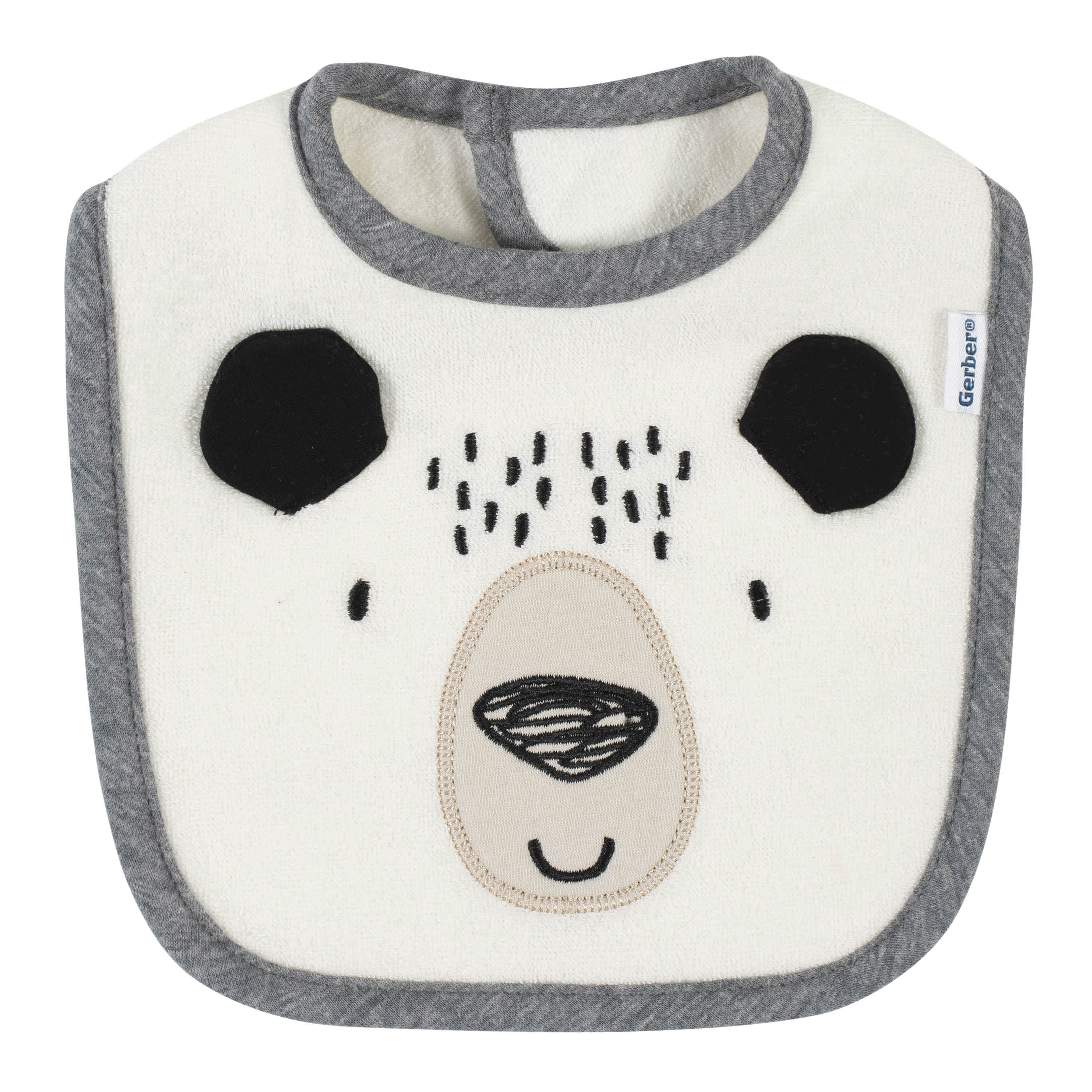 4-Pack Baby Boys Bear Bibs - Image 2
