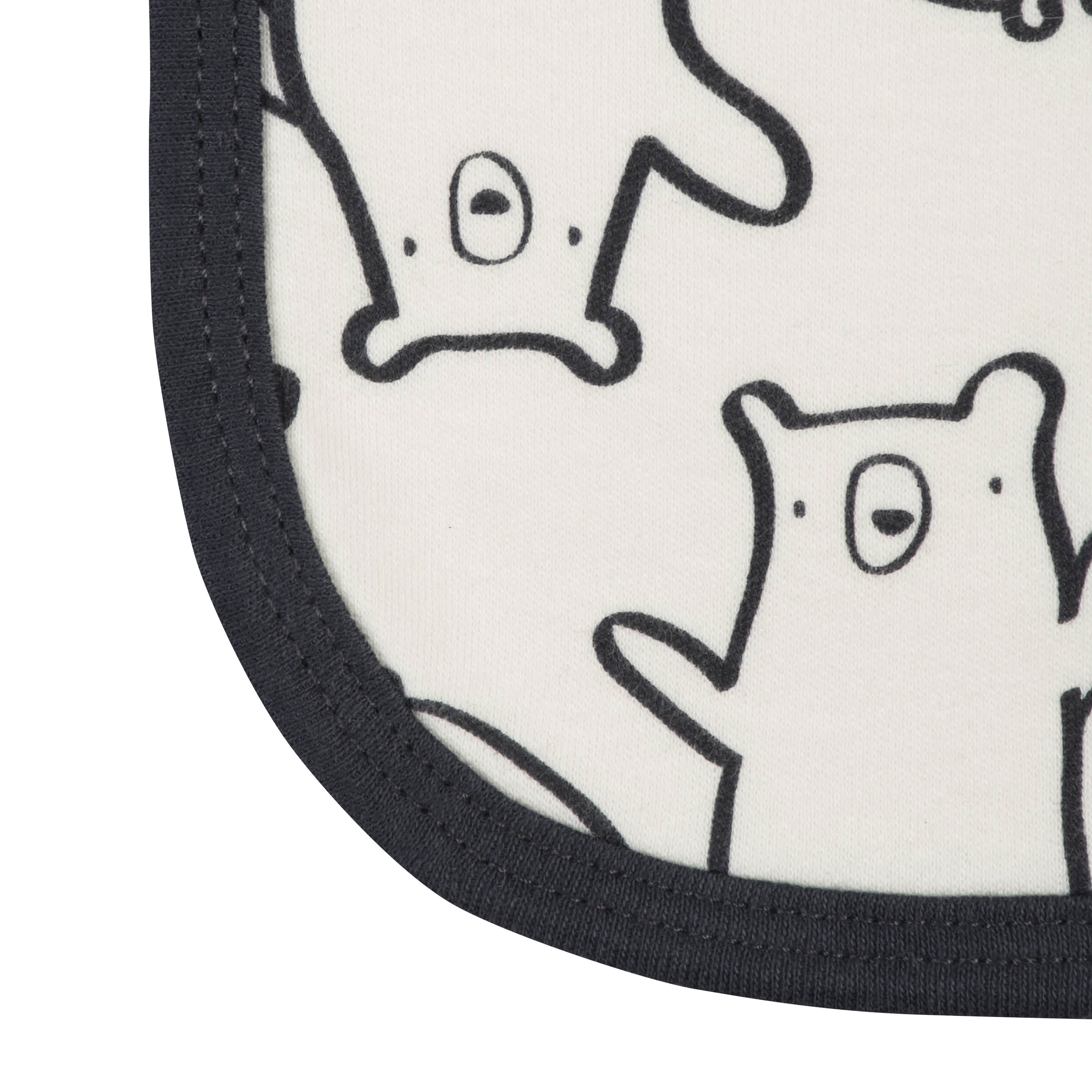 4-Pack Baby Boys Bear Terry Burpcloths - Image 3