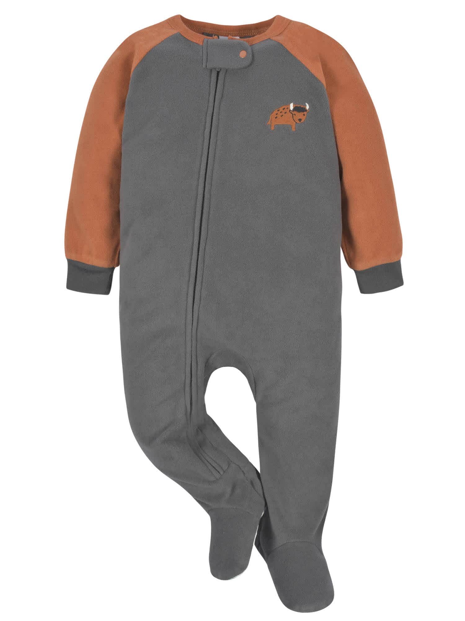 4-Pack Baby & Toddler Boys Buffalo & Bears Fleece Pajamas - Image 5