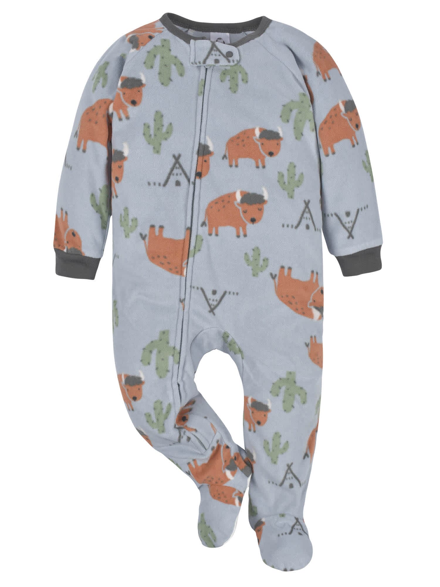 4-Pack Baby & Toddler Boys Buffalo & Bears Fleece Pajamas - Image 8