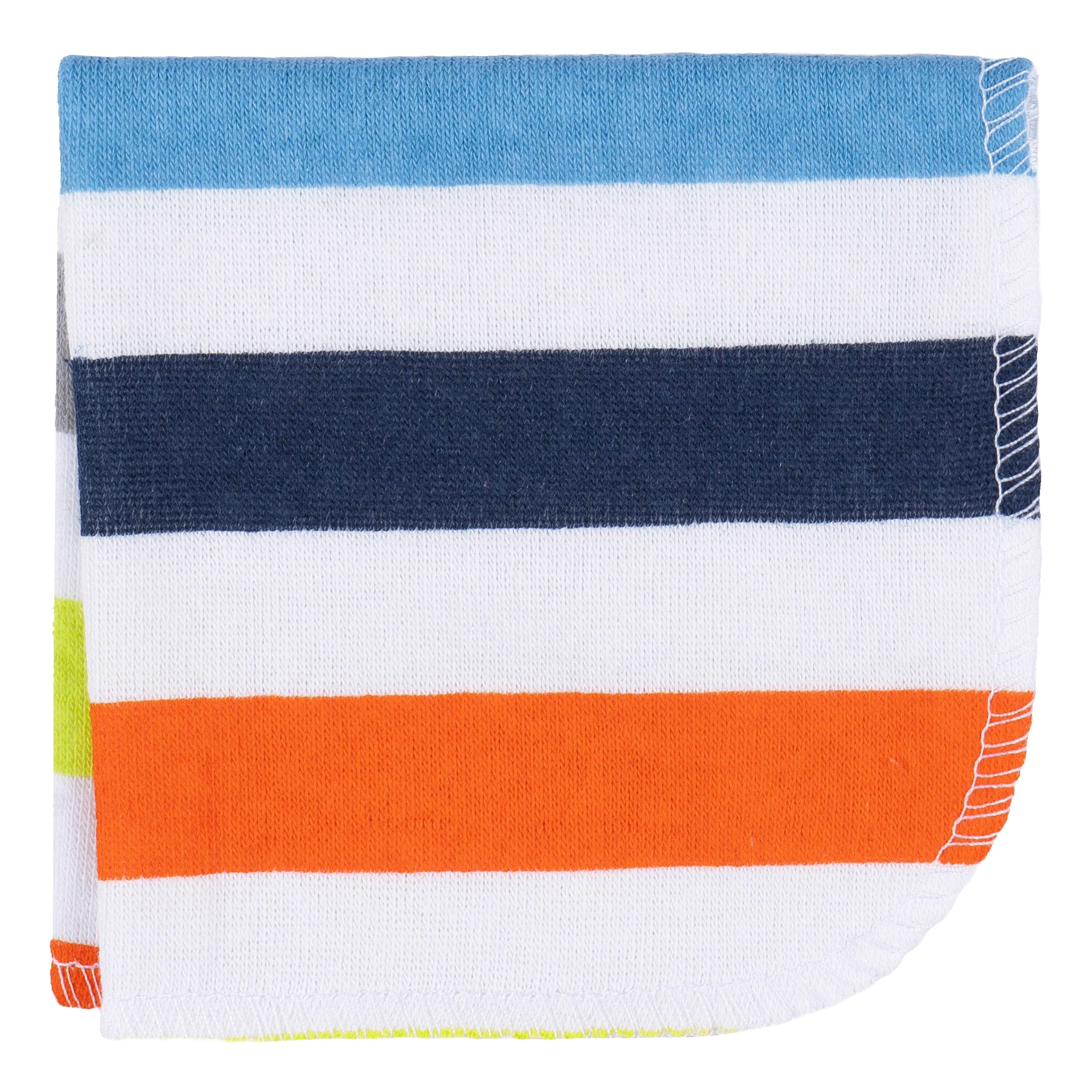 4-Pack Baby Boys Stripe Terry Washcloths - Image 3