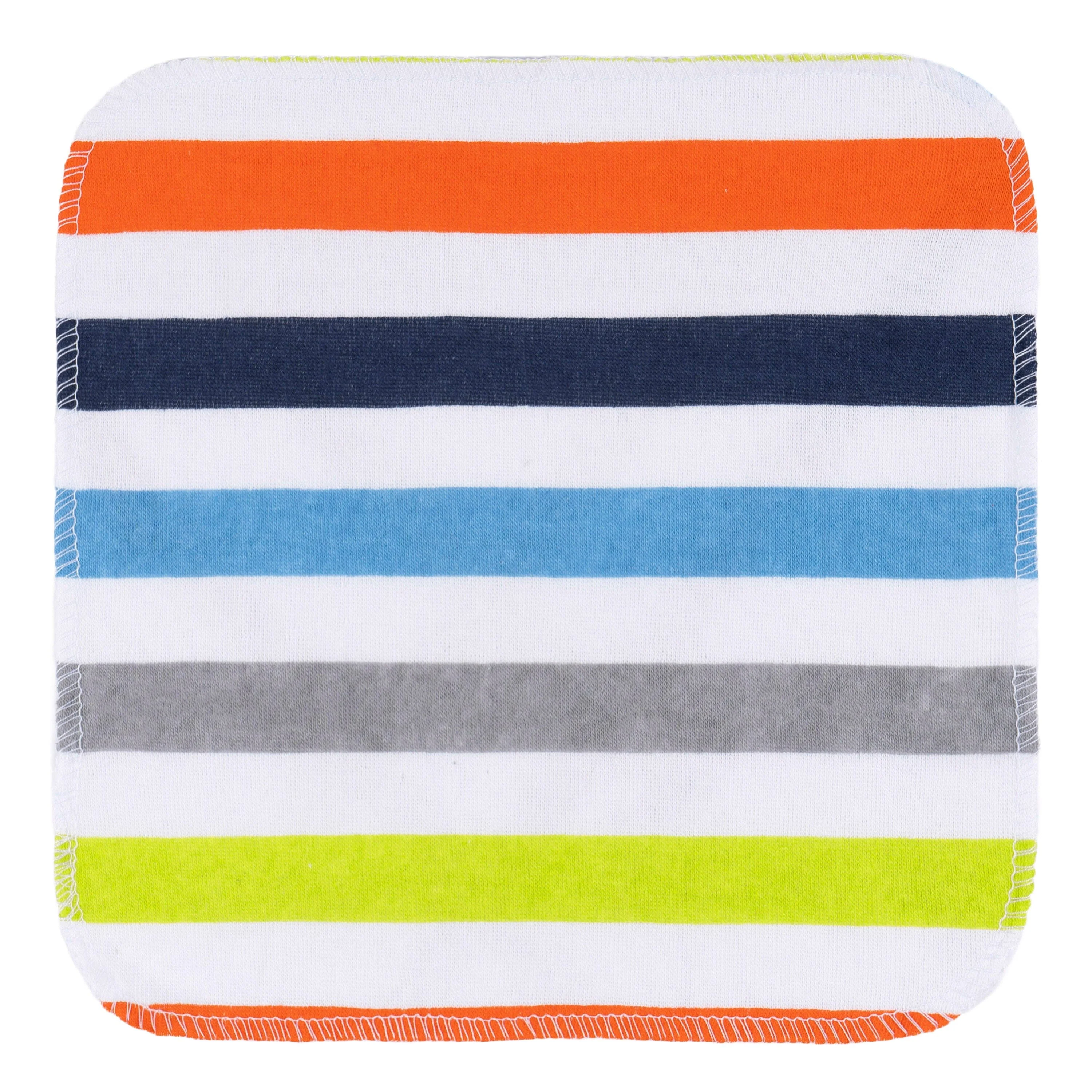 4-Pack Baby Boys Stripe Terry Washcloths - Image 5