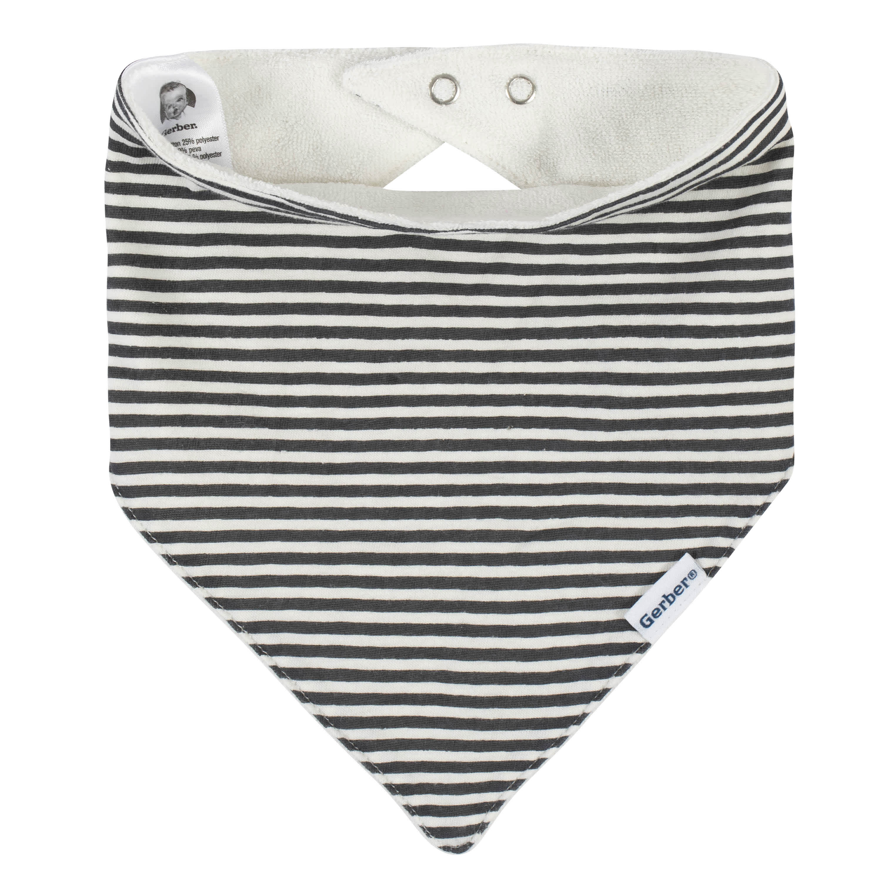 4-Pack Baby Boys Fox Bandana Bibs - Image 3