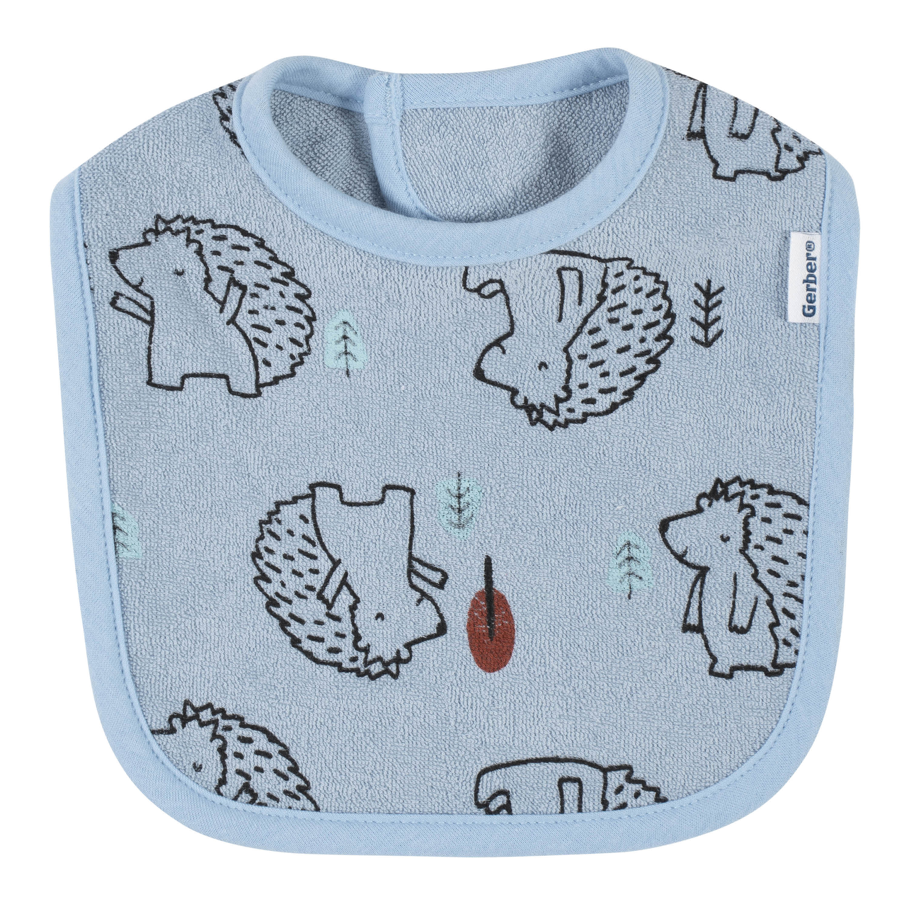 4-Pack Baby Boys Fox Bibs - Image 4