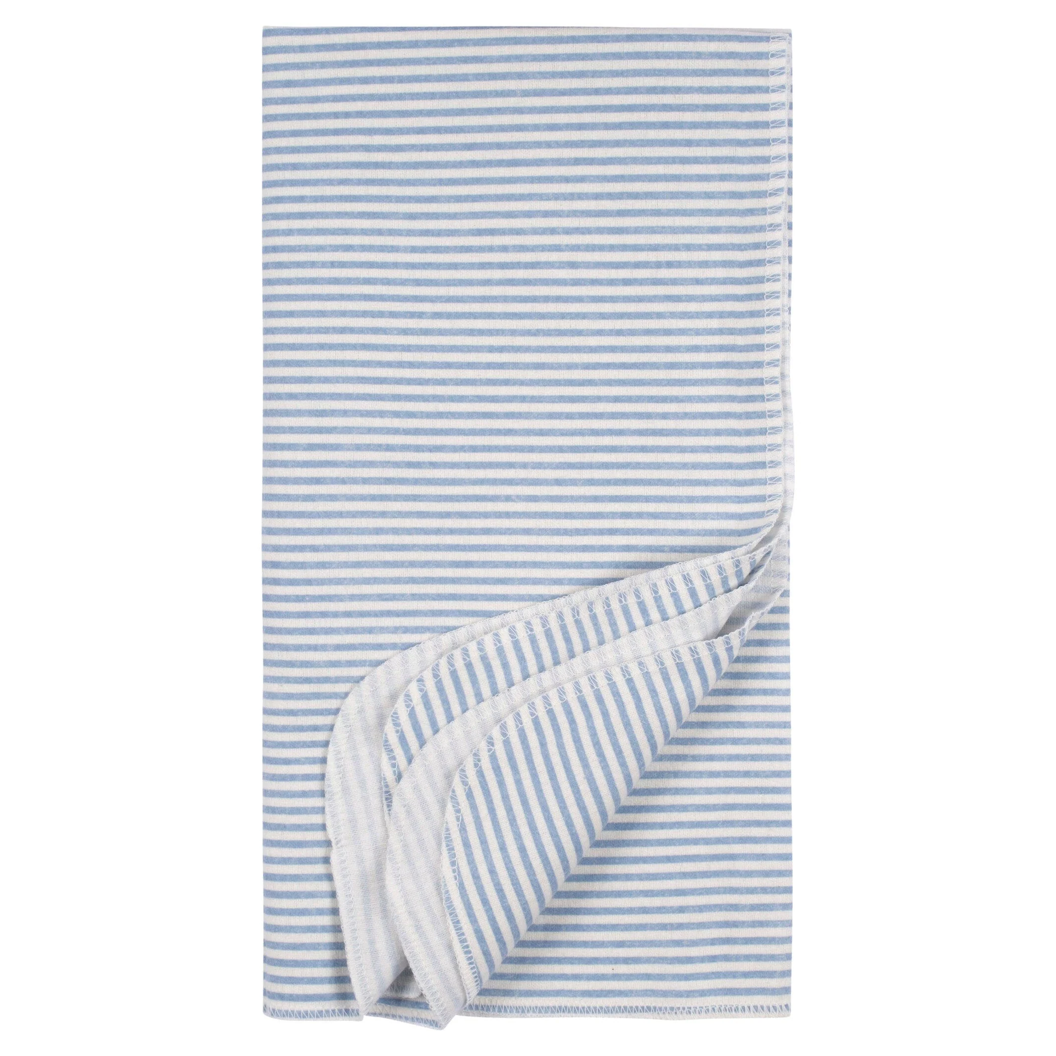 4-Pack Baby Boys Puppy Playground Flannel Blankets - Image 3