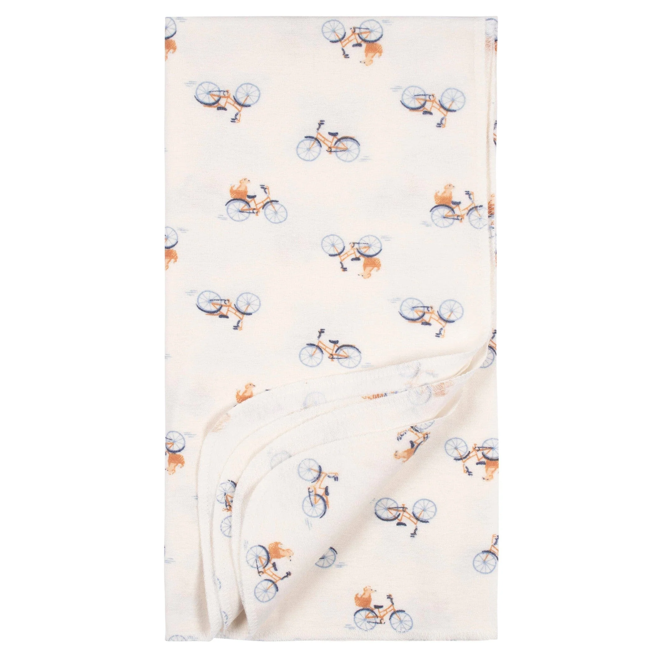 4-Pack Baby Boys Puppy Playground Flannel Blankets - Image 4