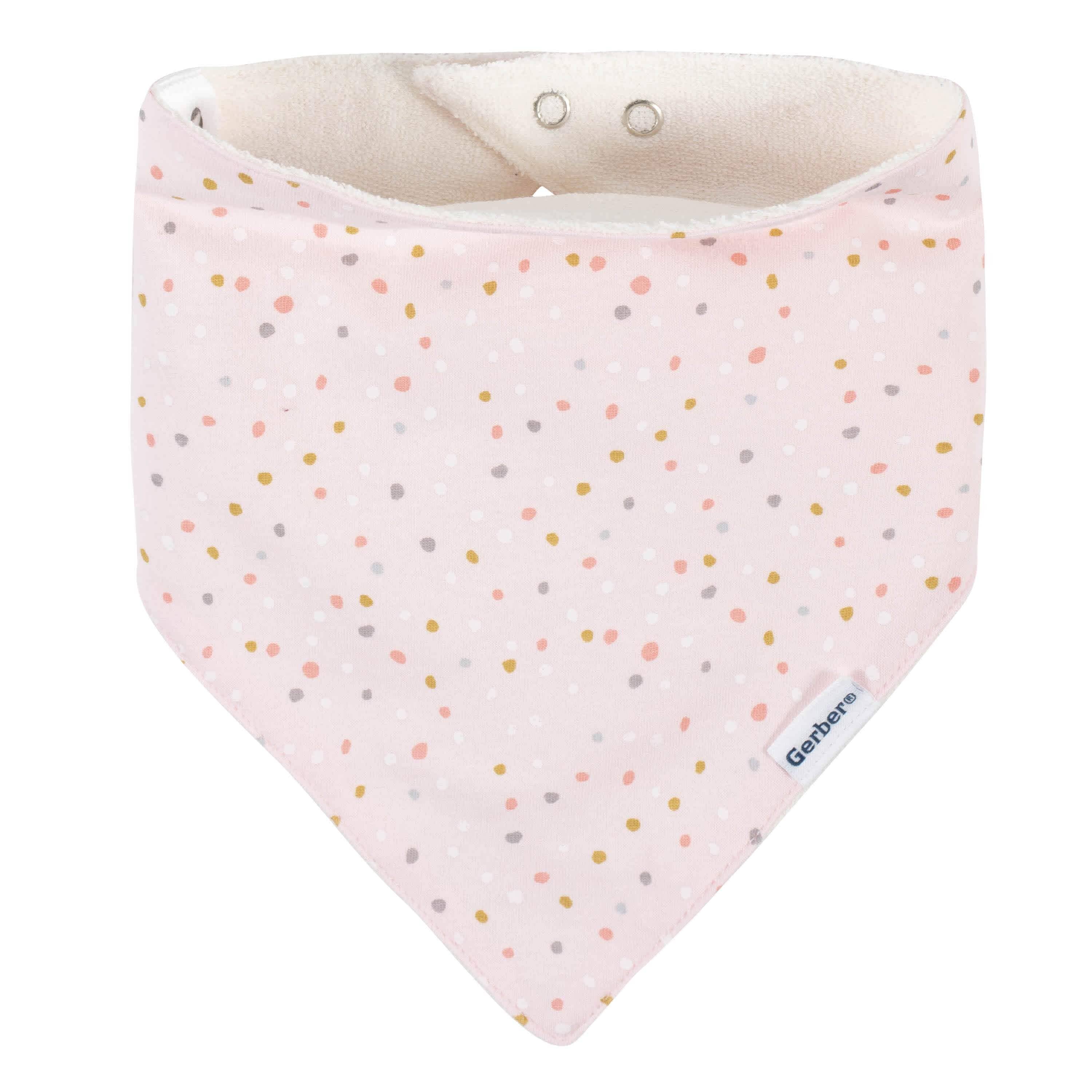 4-Pack Baby Girls Bunny Ballerina Bandana Bibs - Image 4