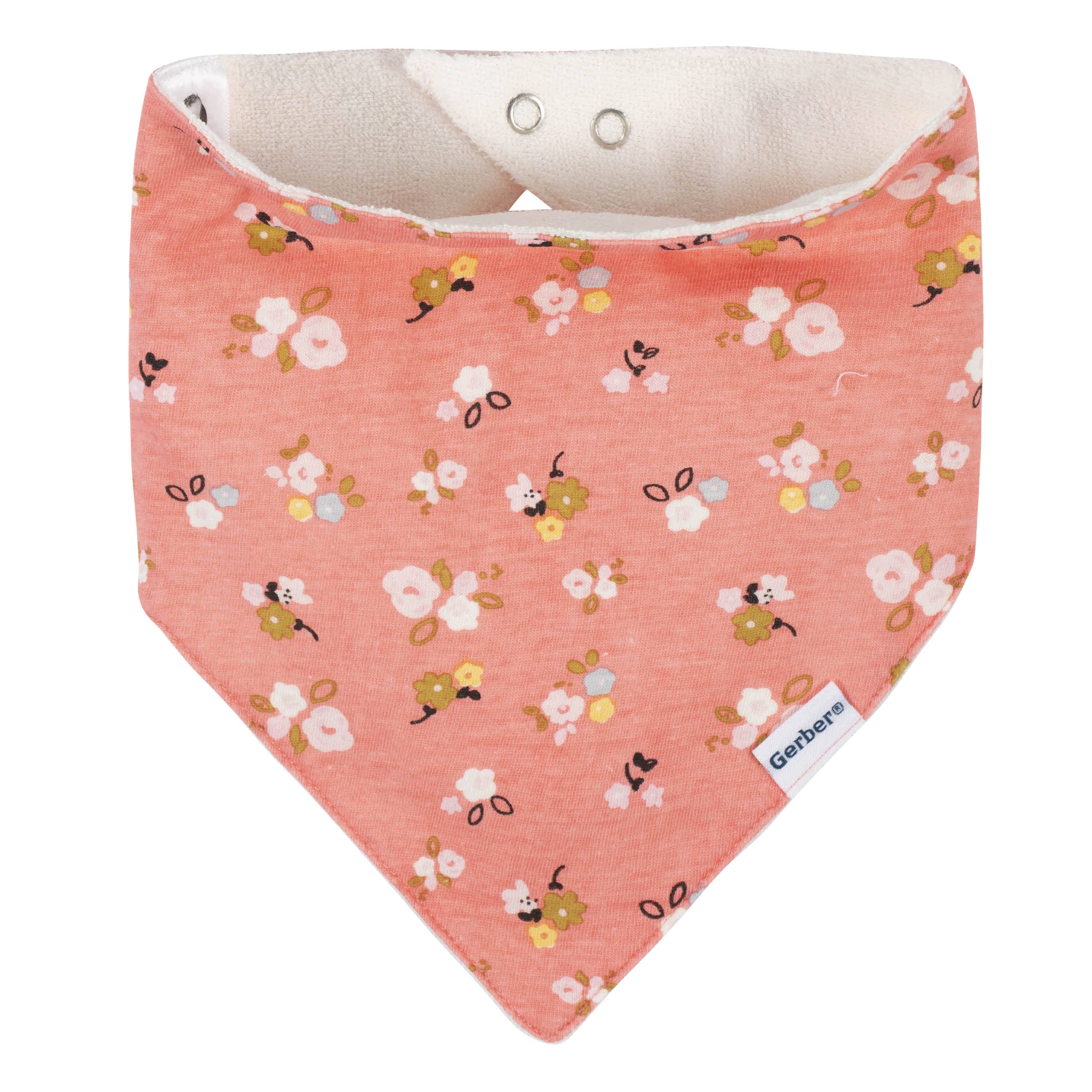 4-Pack Baby Girls Bunny Ballerina Bandana Bibs - Image 5