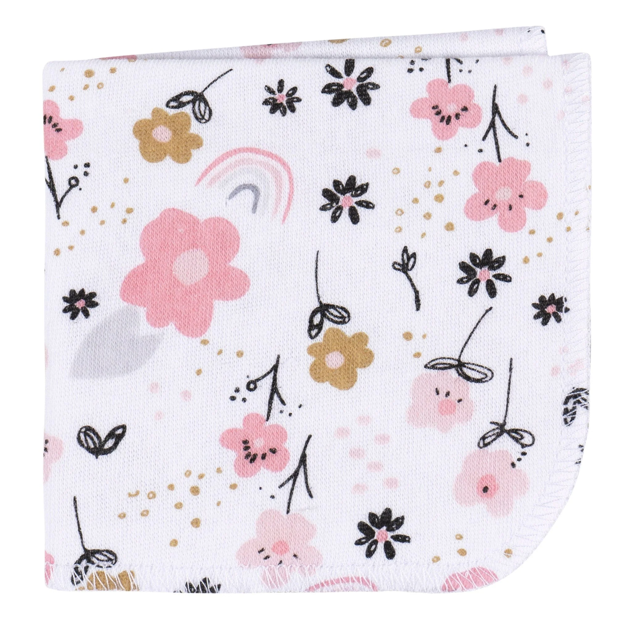 4-Pack Baby Girls Bear Terry Washcloths - Image 2