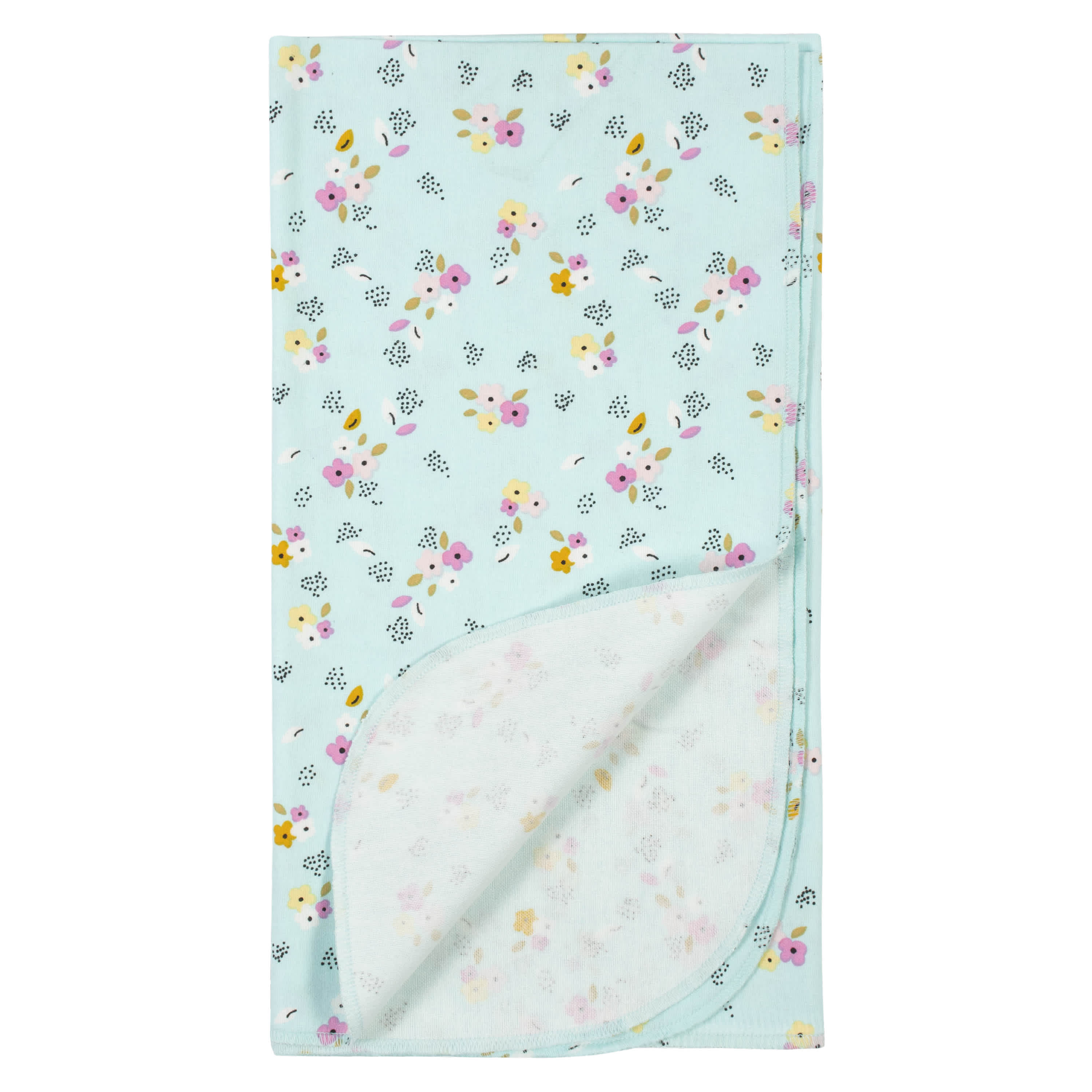 4-Pack Baby Girls Fox Flannel Receiving Blankets - Image 4
