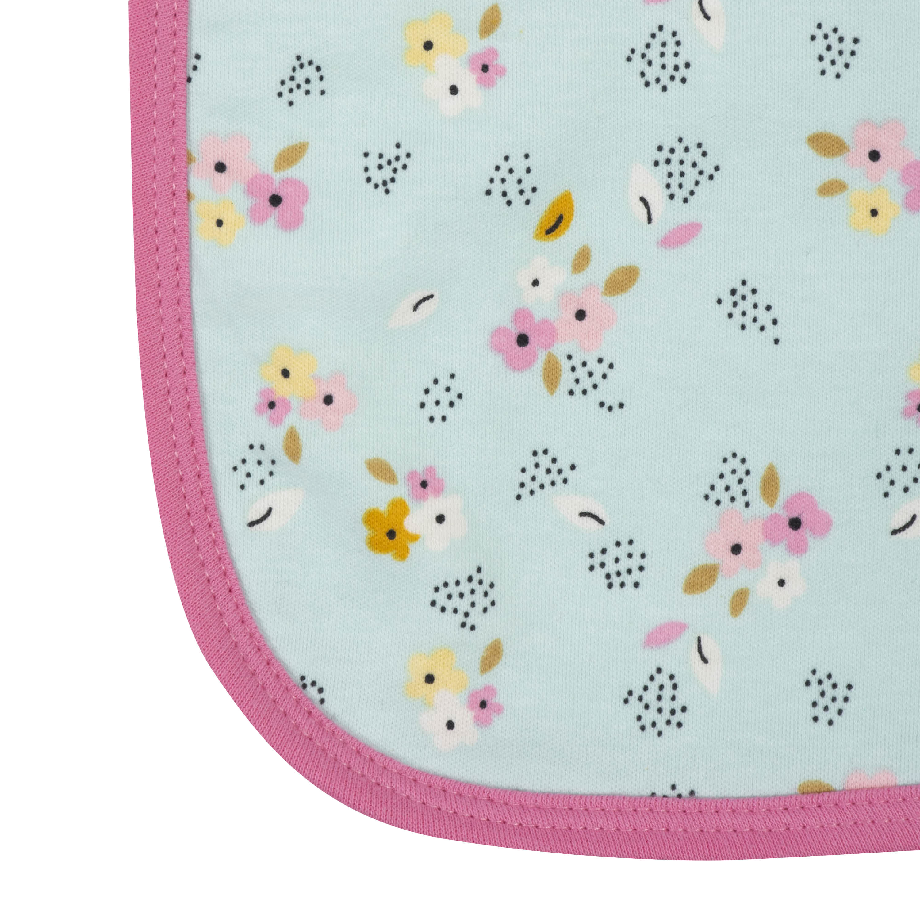 4-Pack Baby Girls Fox Terry Burpcloths - Image 3