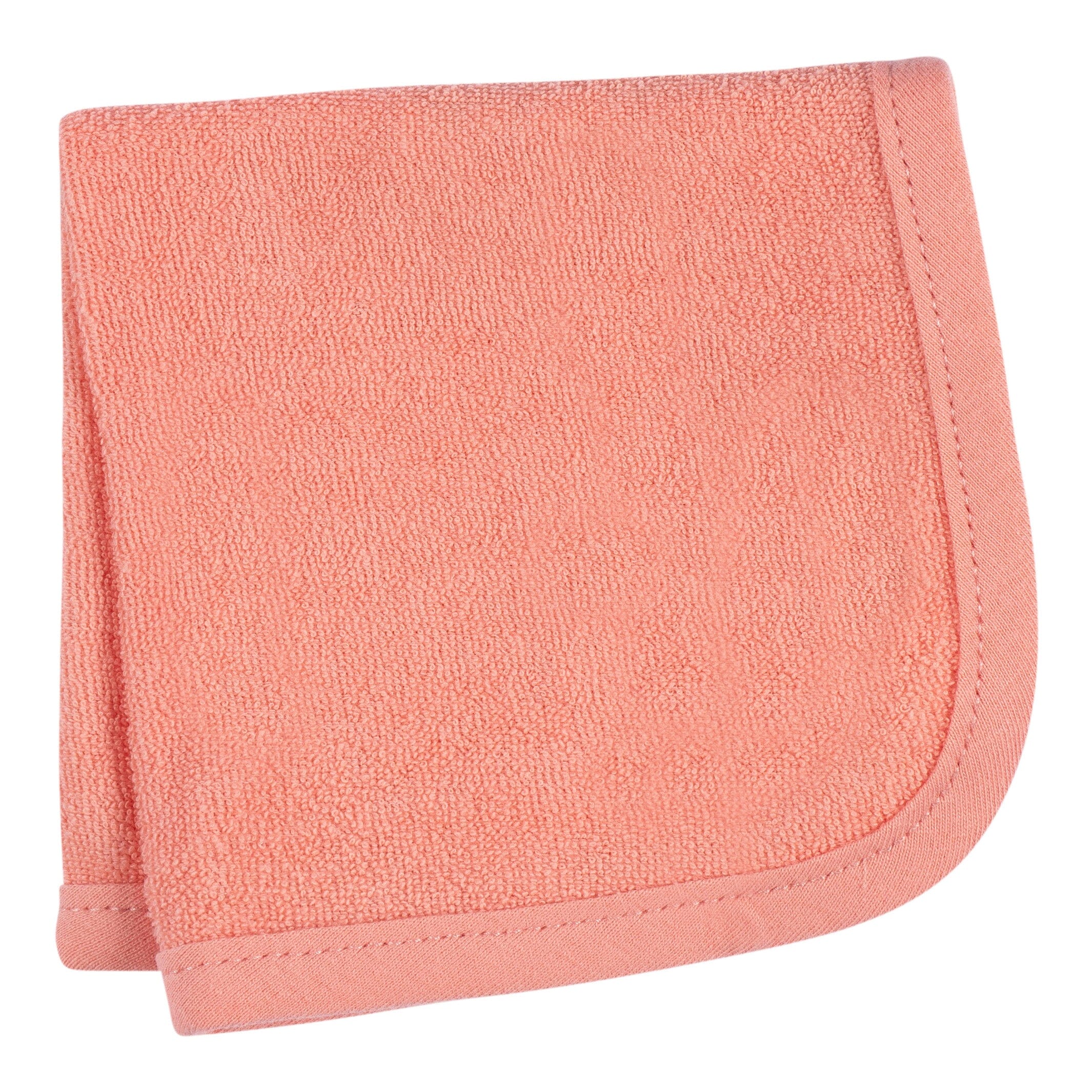 4-Piece Baby Girls Kitty Floral Hooded Towel and Washcloths - Image 4