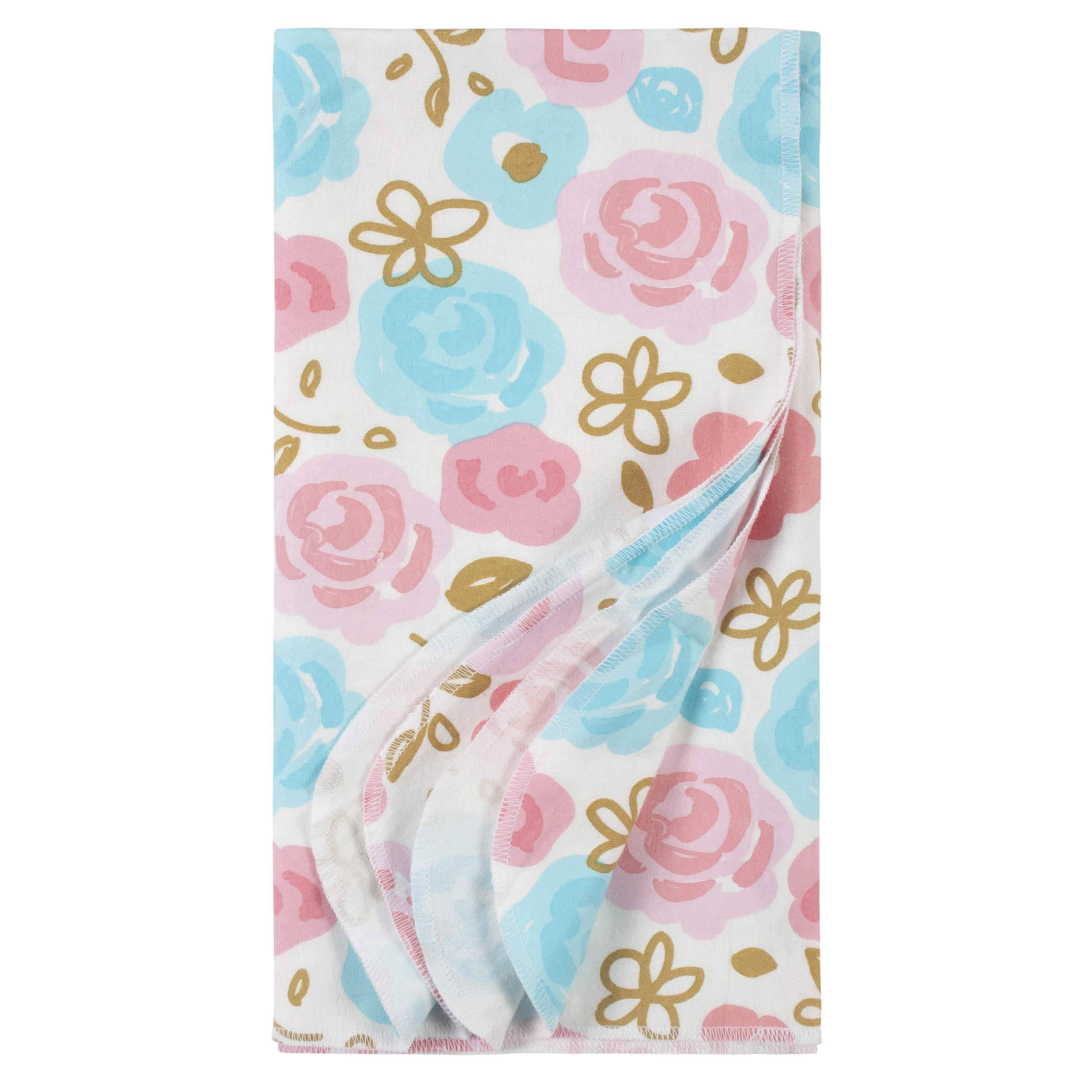 4-Pack Girls Princess Flannel Receiving Blankets - Image 2
