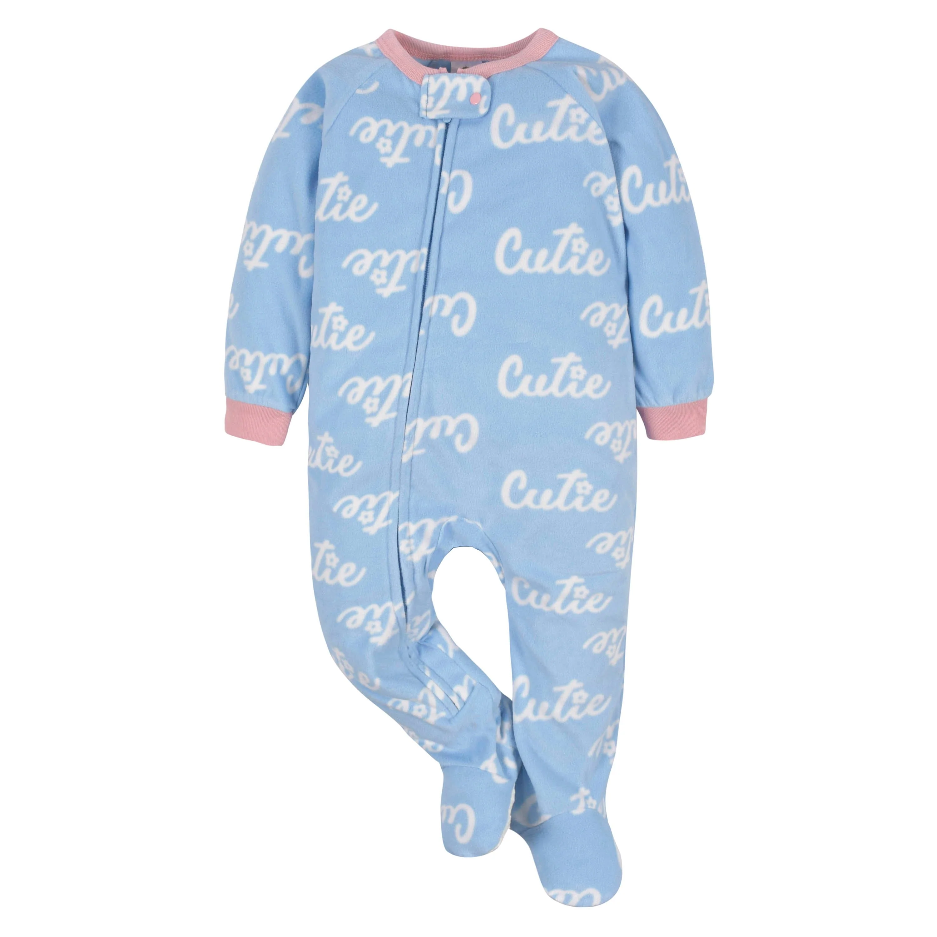 4-Pack Baby & Toddler Girls Tiger & Cutie Fleece Pajamas - Image 5