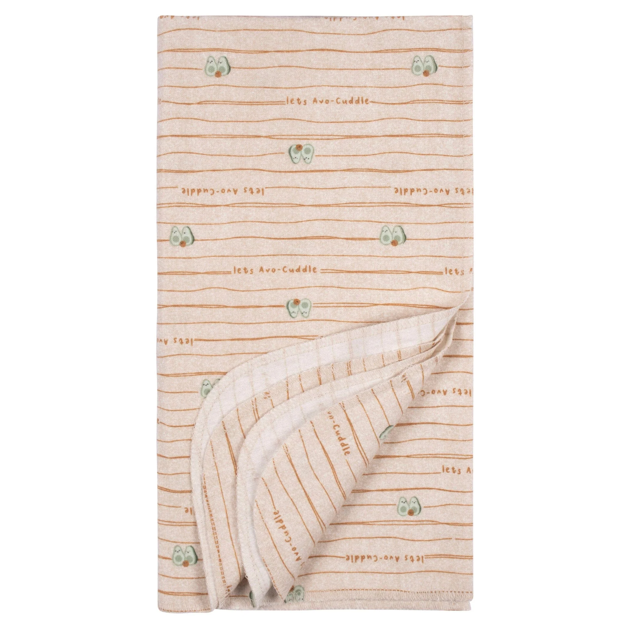 4-Pack Baby Neutral Avo-Cuddle Flannel Blankets - Image 4