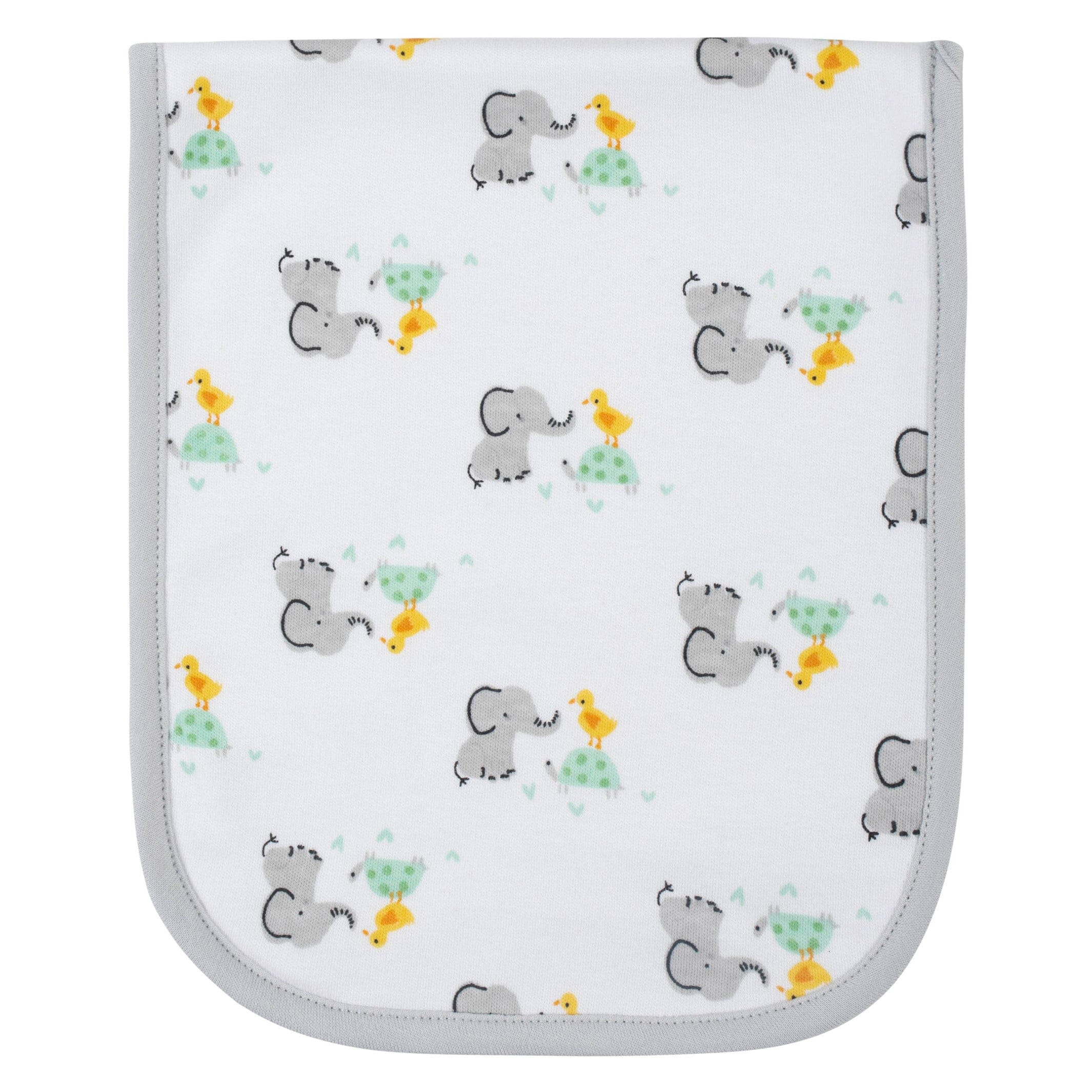 4-Pack Baby Neutral Baby Animals Terry Burp Cloths - Image 2