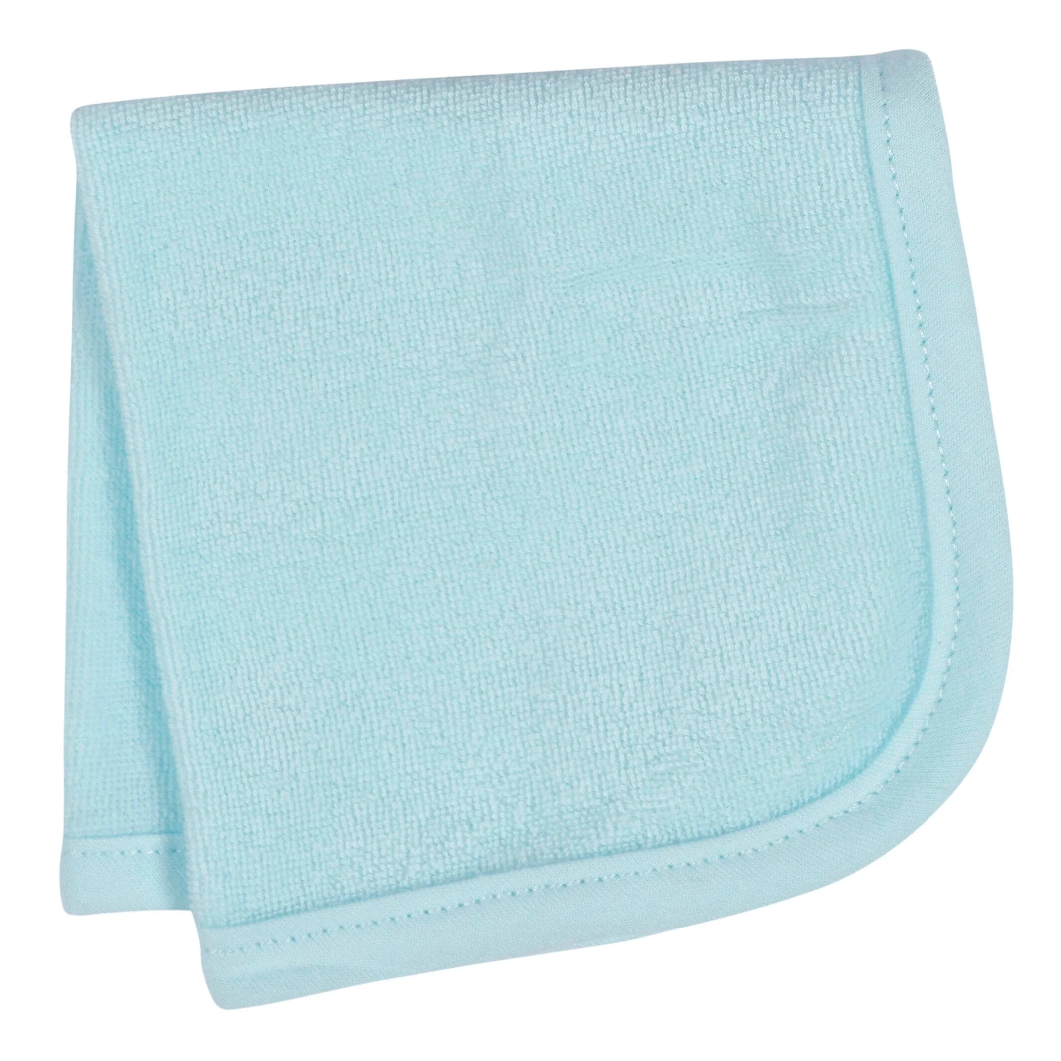 4-Piece Baby Neutral Little Animals Hooded Towel and Washcloths - Image 6