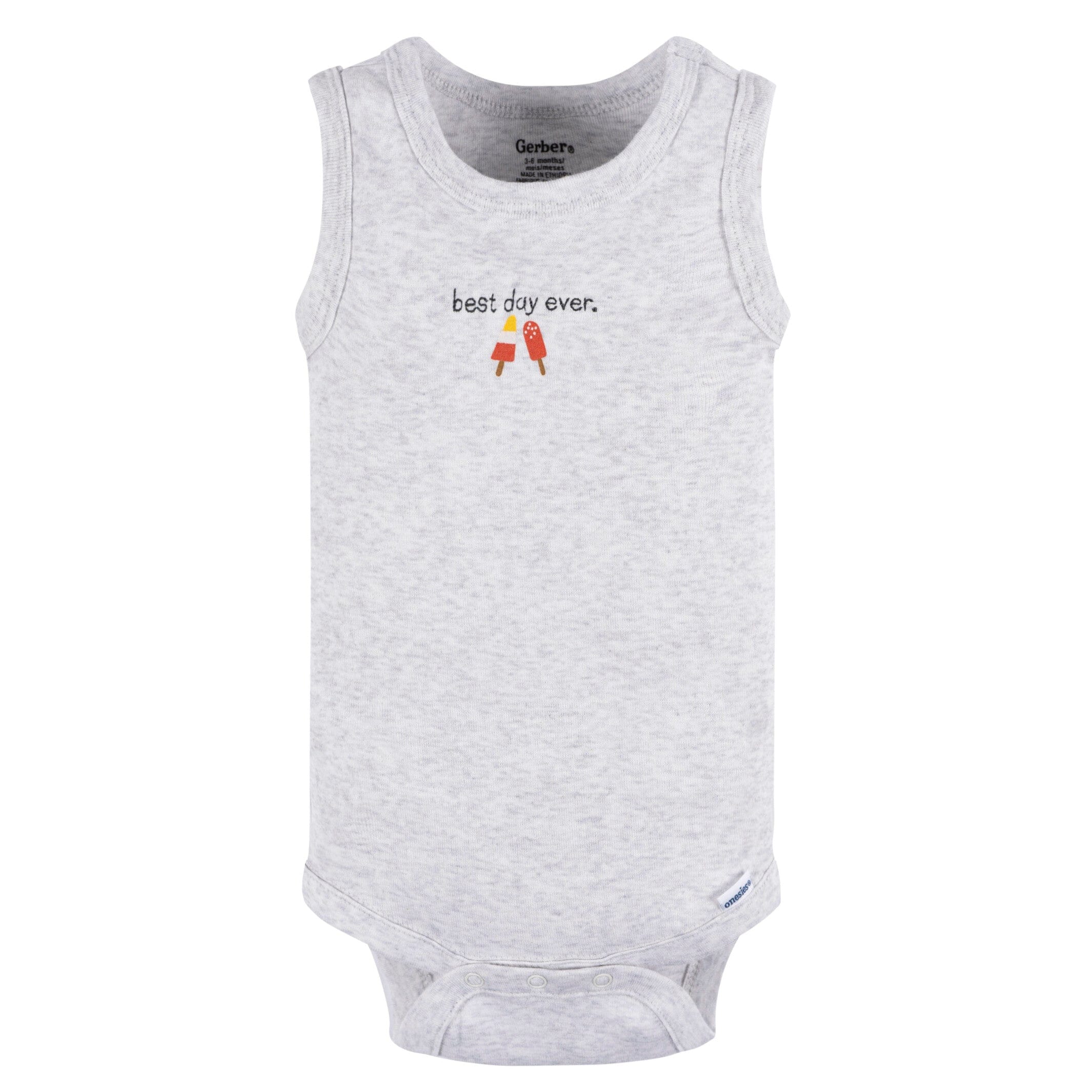 4-Pack Baby Boys Backyard BBQ Sleeveless Onesies® Bodysuits - Image 3