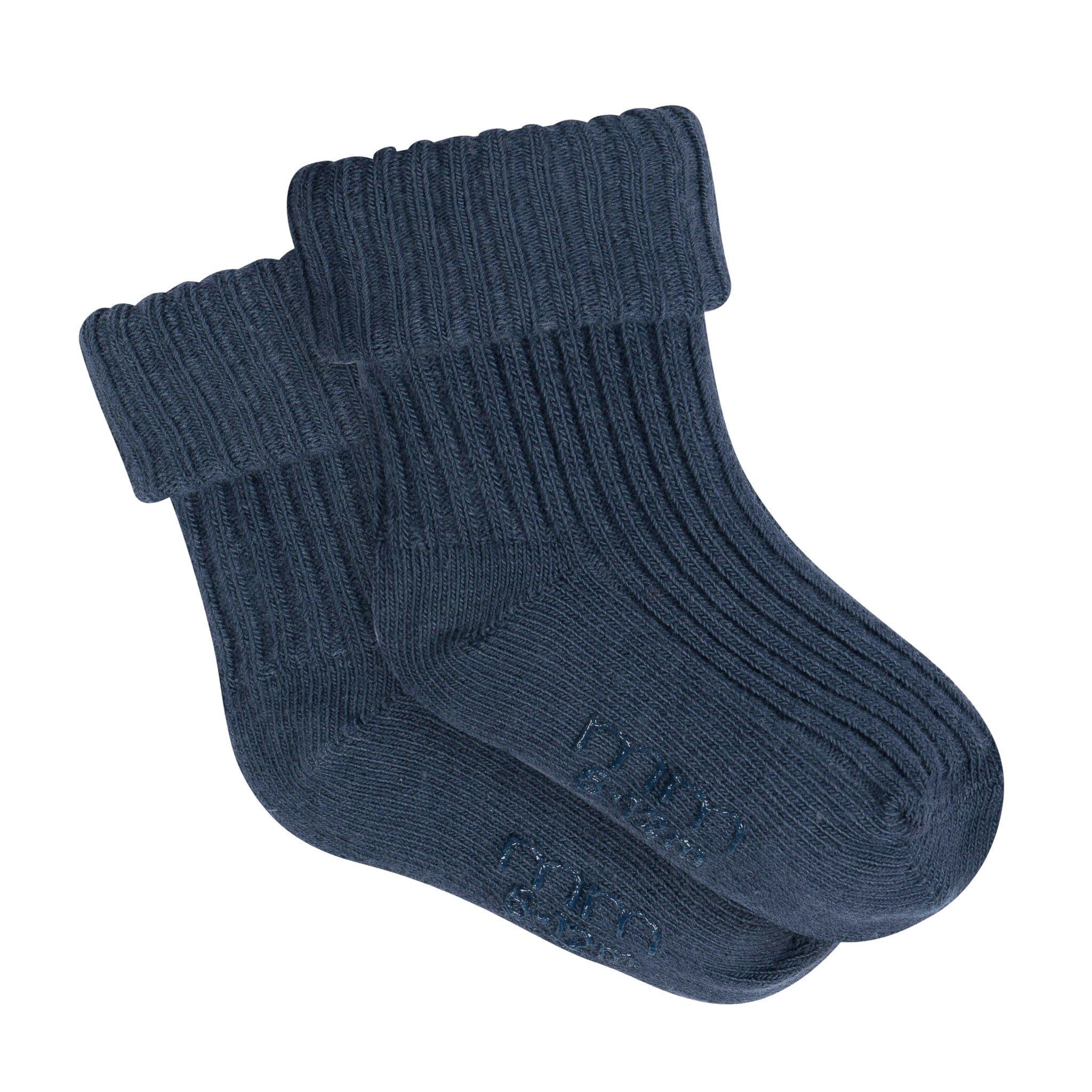 4-Pack Baby Boys Blue Rolled Cuff Ribbed Socks - Image 4
