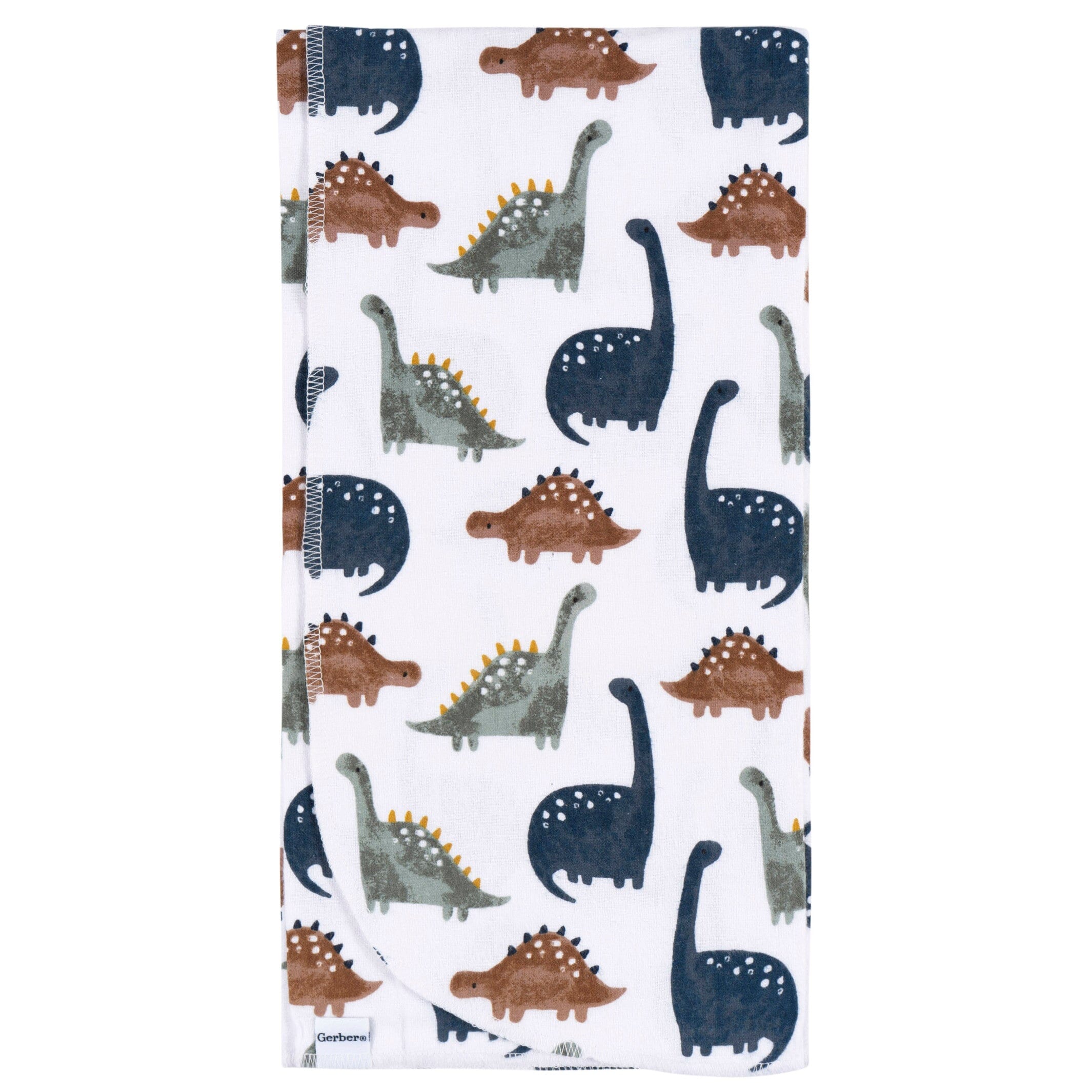 4-Pack Baby Boys Dino Time Flannel Blankets - Image 2