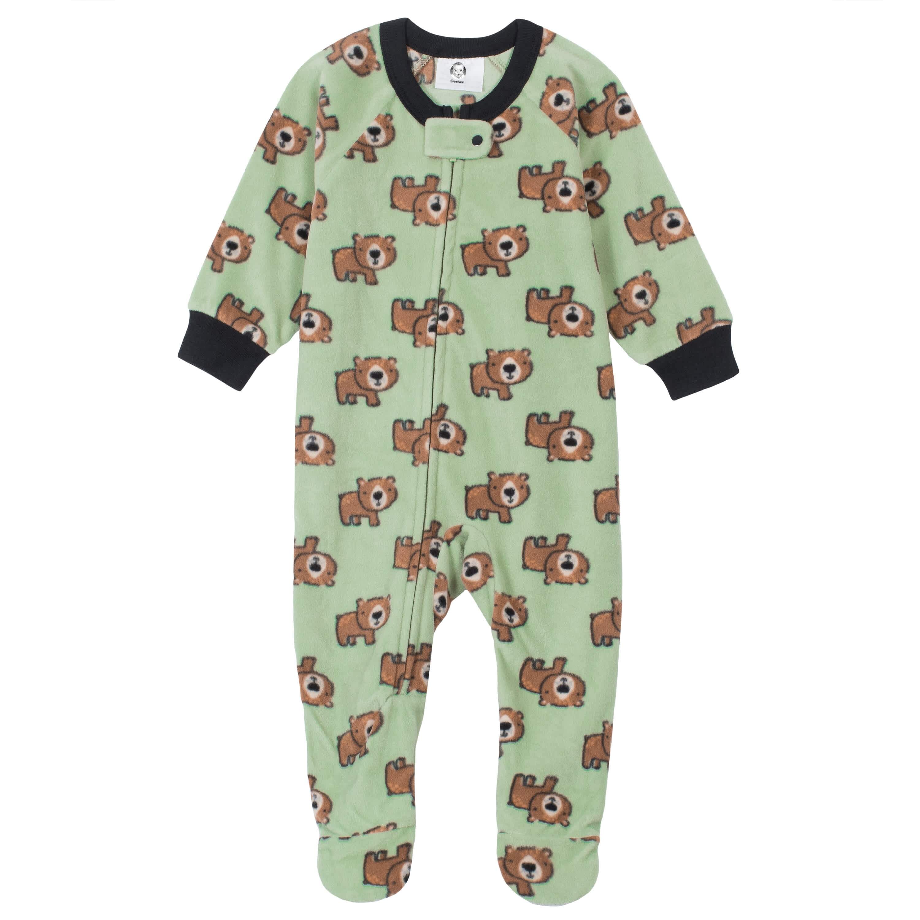 Gerber® 4-Pack Baby Boys Fleece Pajamas - Image 2