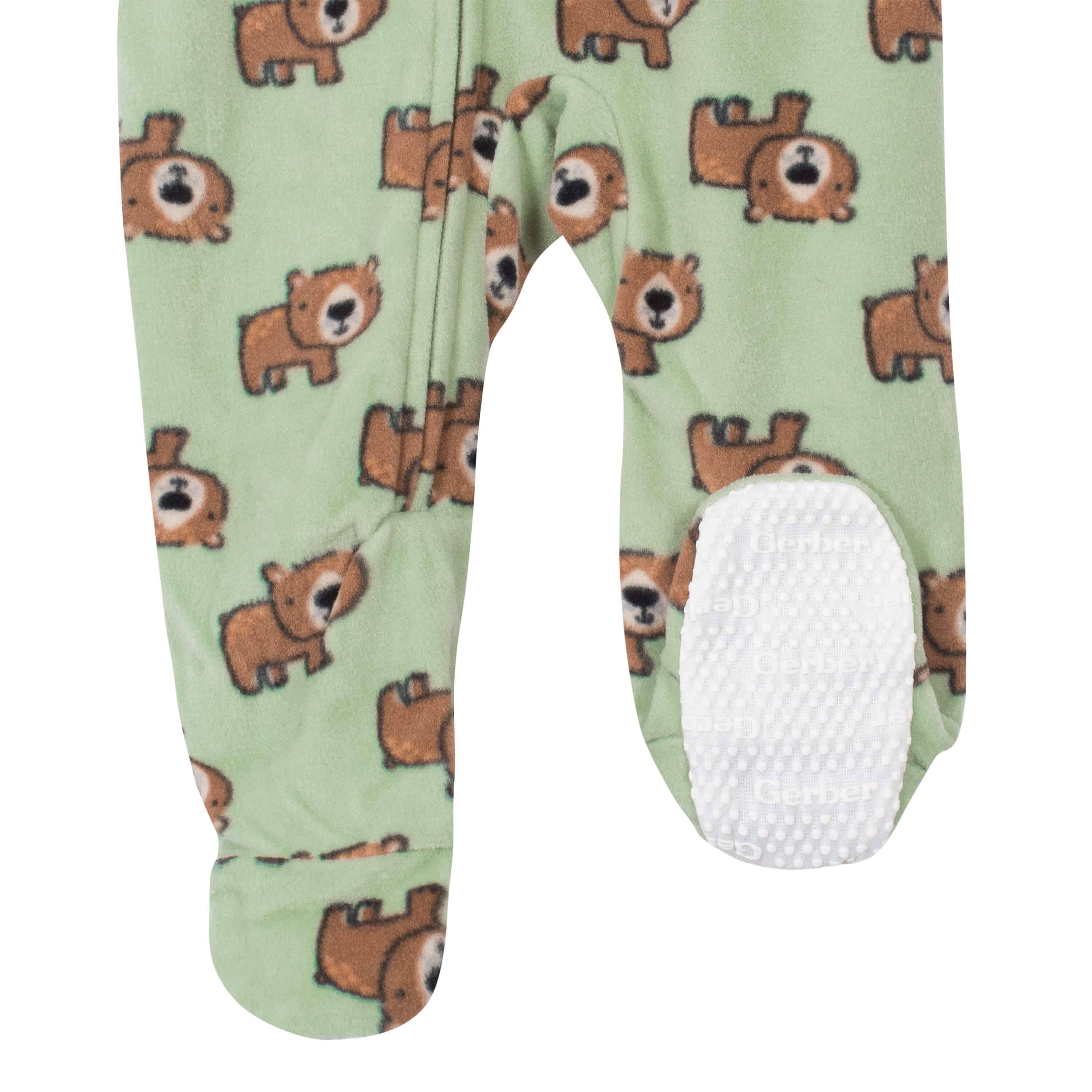 Gerber® 4-Pack Baby Boys Fleece Pajamas - Image 5
