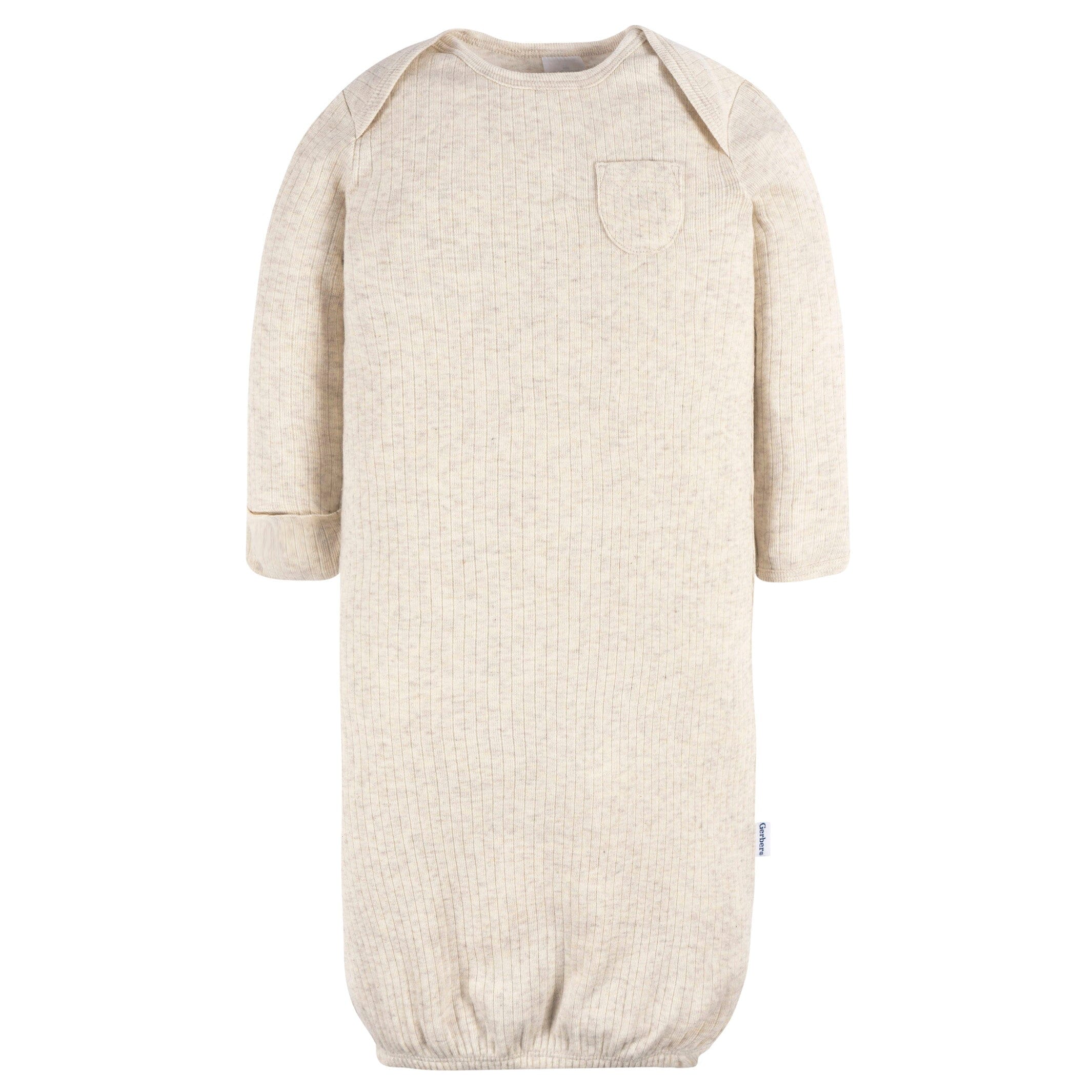 4-Pack Baby Boys Forest Bears Gowns - Image 5